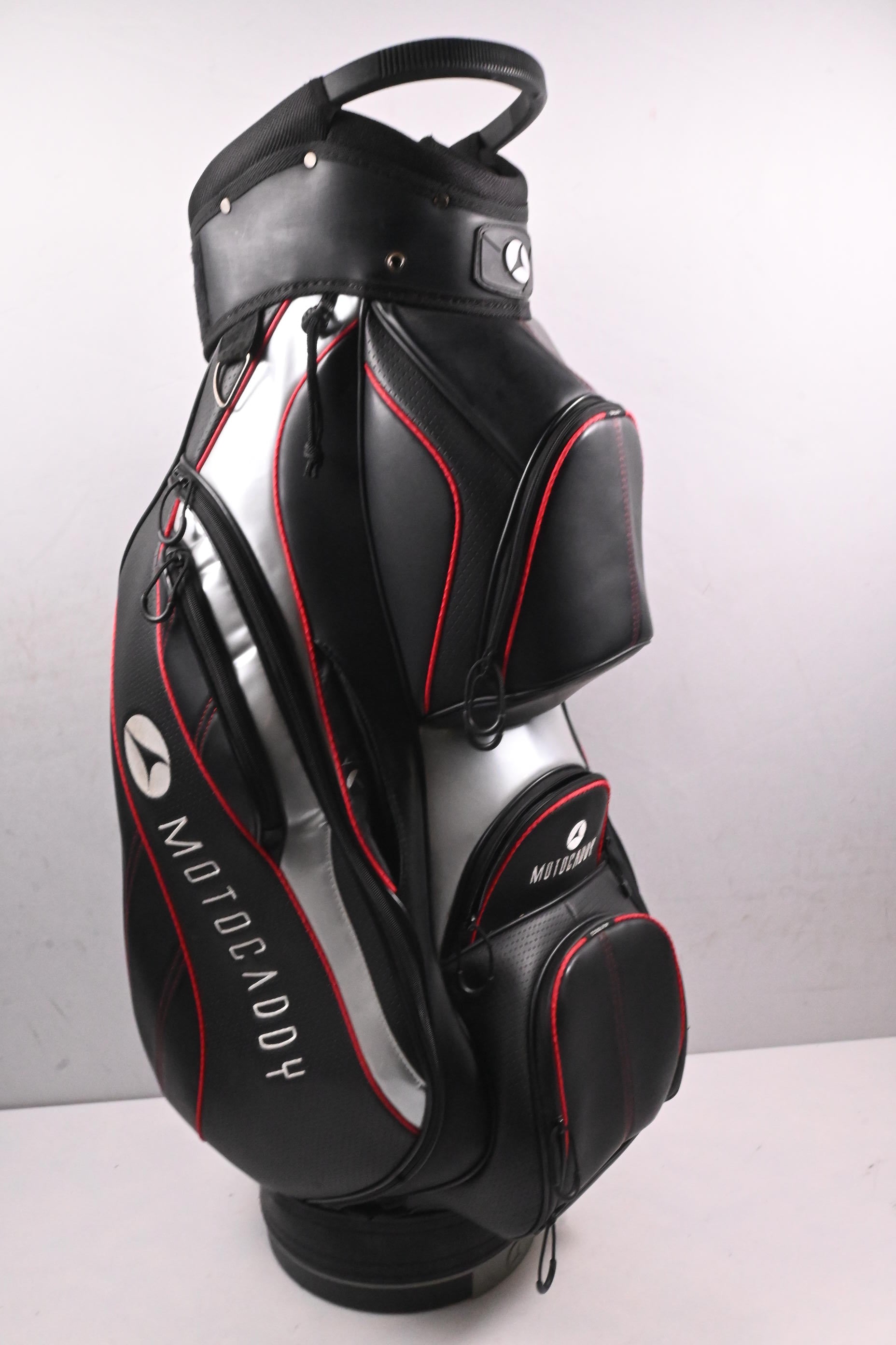 Motocaddy Cart Bag / 14-Way Divider / Black, Red