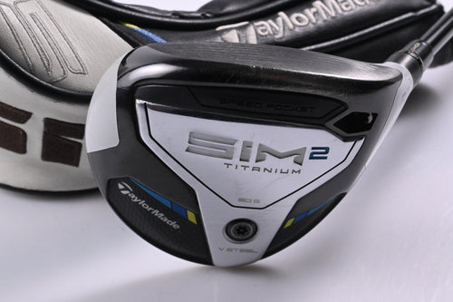 Taylormade SIM2 Ti #3 Wood / 15 Degree / Stiff Flex Tensei AV Blue 65 Shaft