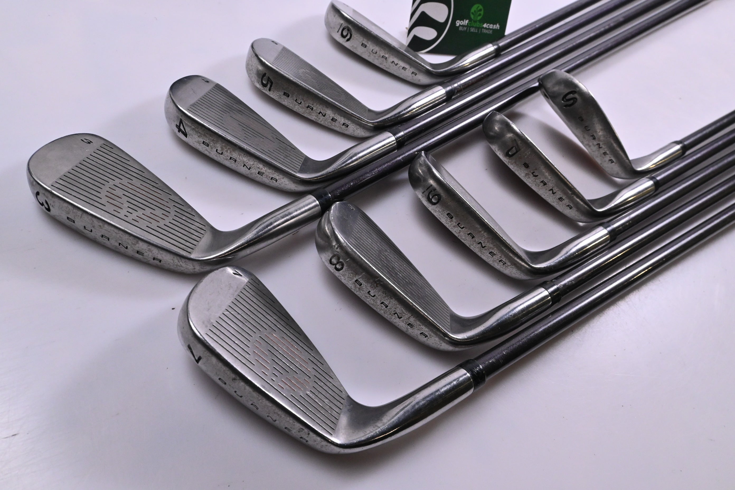 Taylormade Burner Oversize Irons / 3-PW+SW / Stiff Flex Taylormade Bubble 90