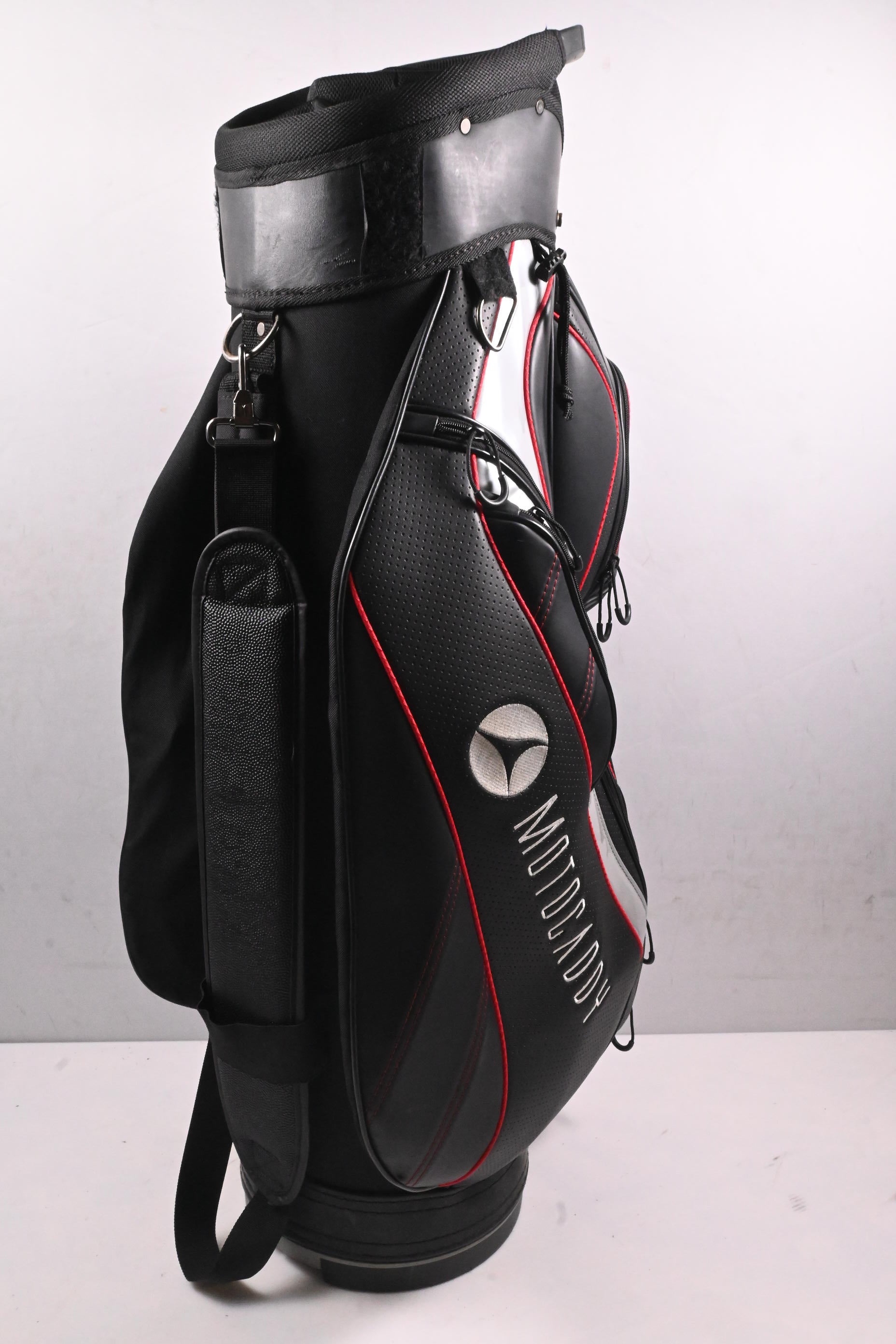 Motocaddy Cart Bag / 14-Way Divider / Black, Red