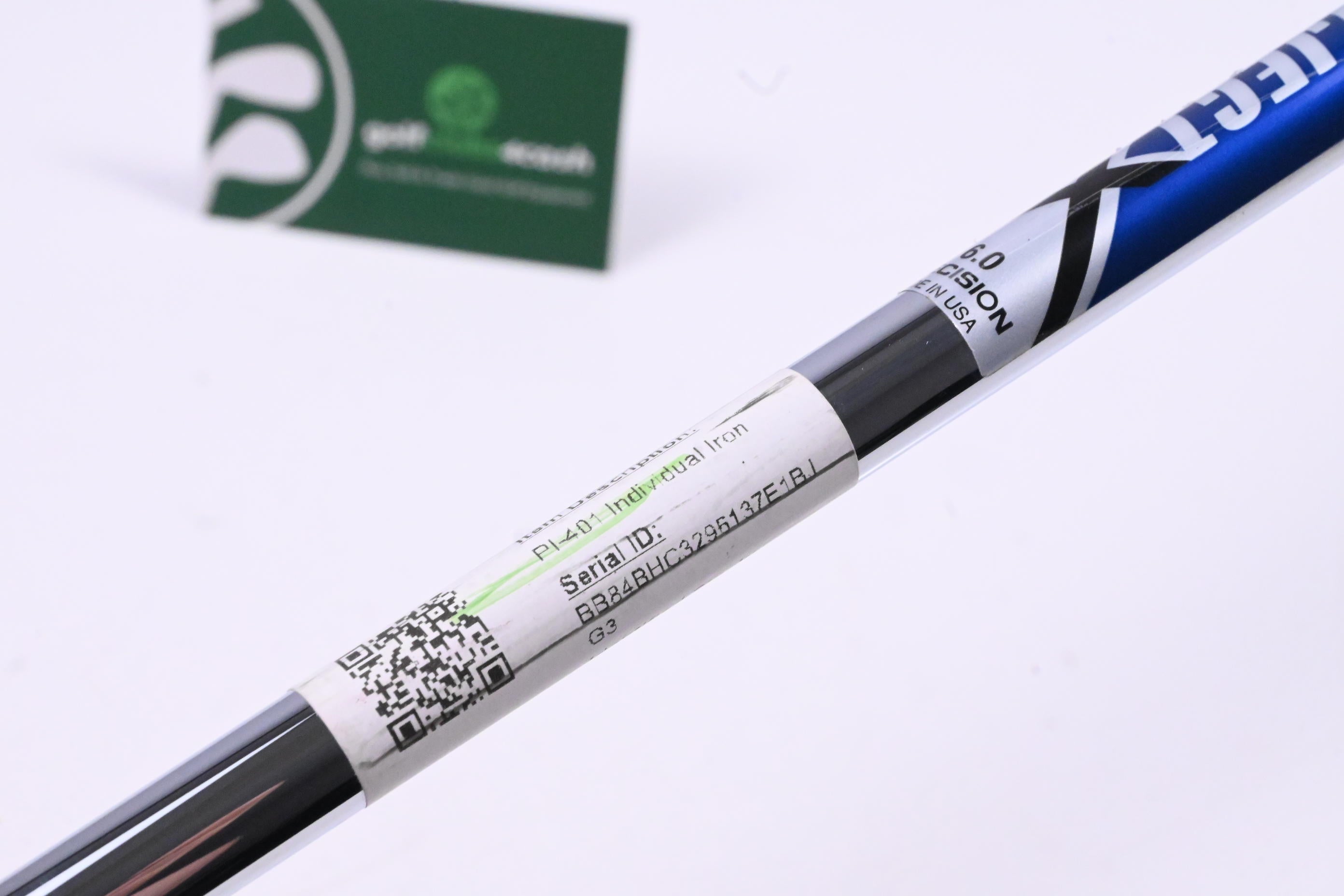 Miura PI-401 #6 Iron / 27 Degree / Stiff Flex Project X Rifle Flighted Shaft