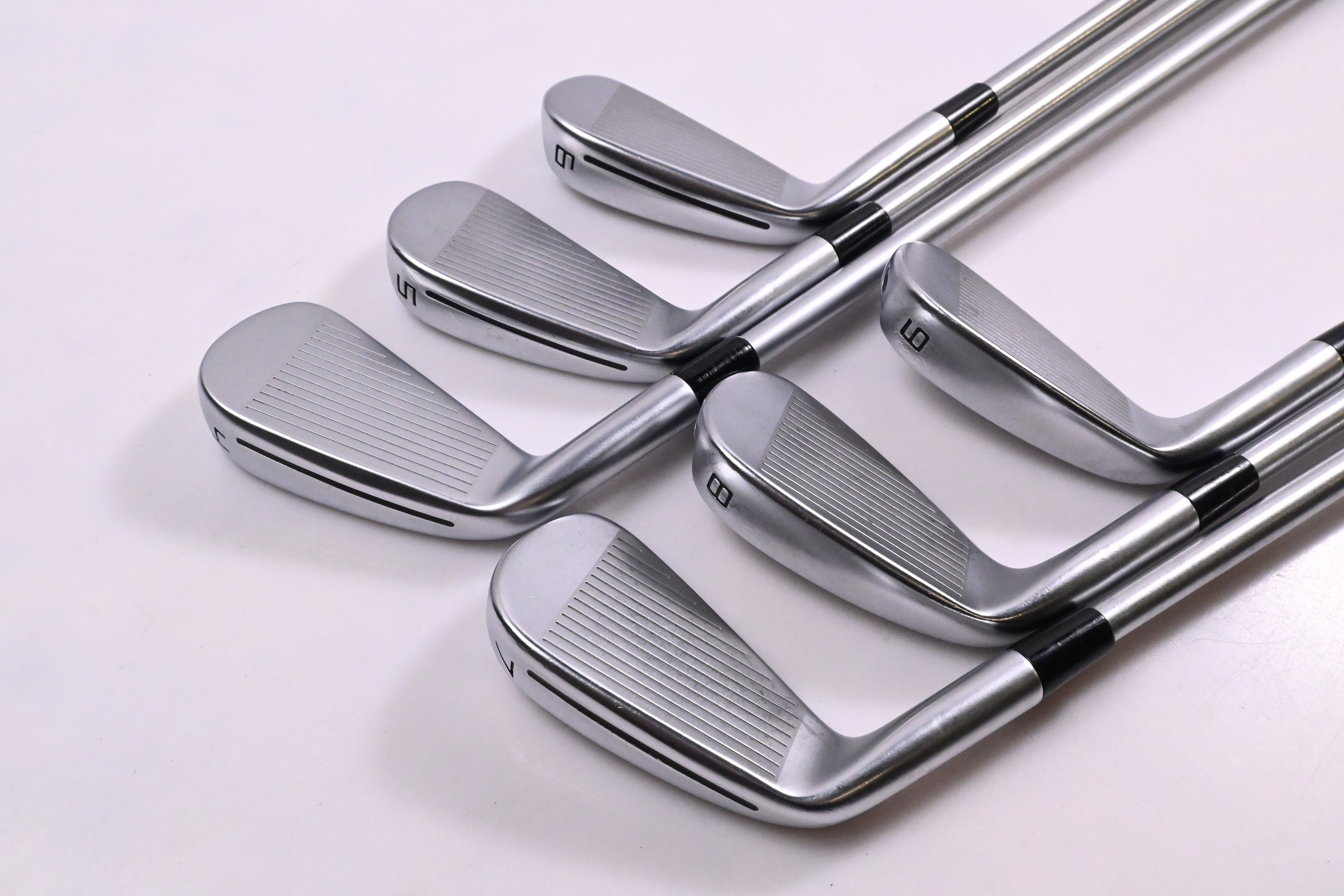 Taylormade P790 2021 Irons / 4-9i / Stiff Flex KBS Tour C-Taper 120 Shafts