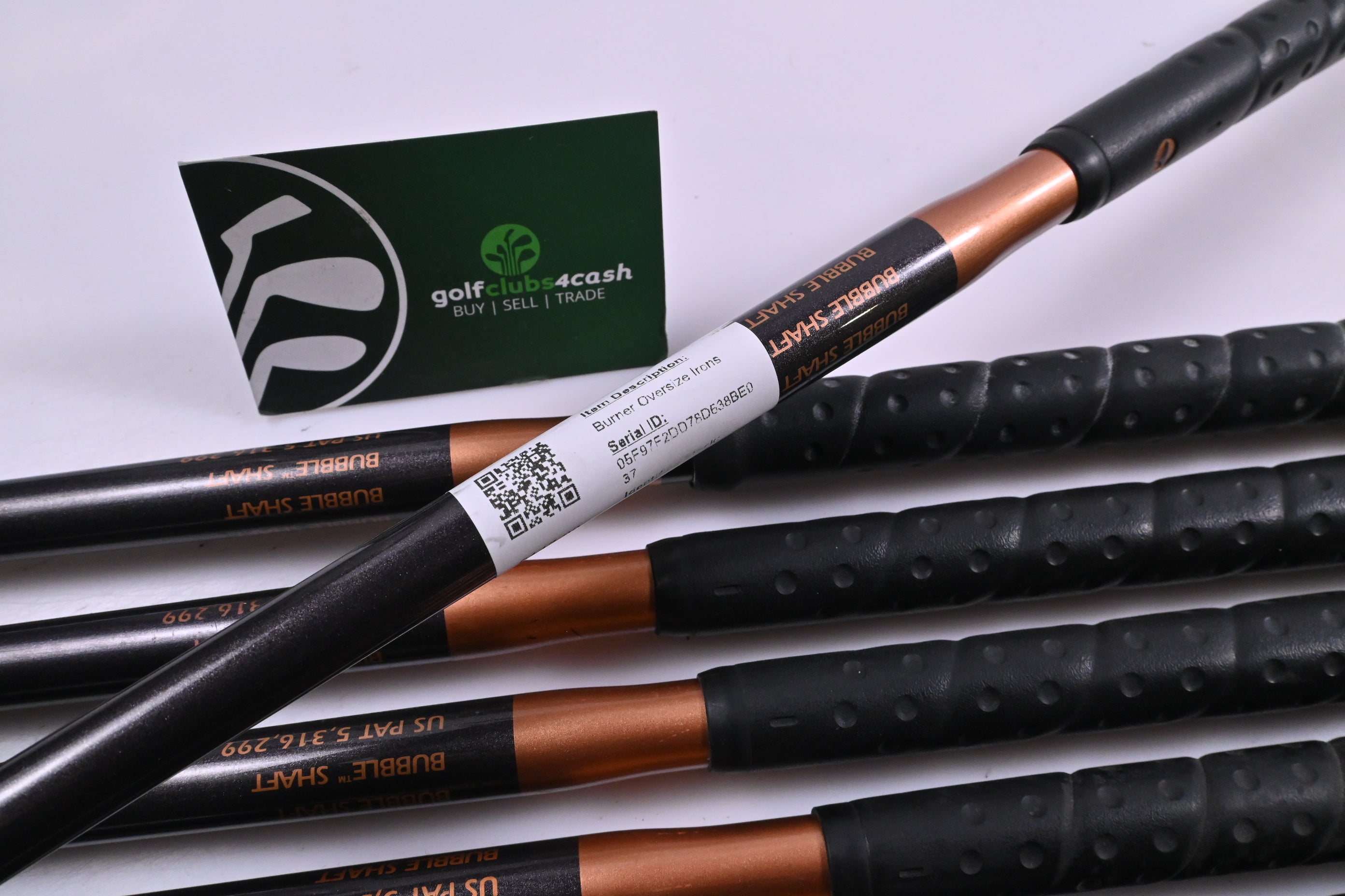 Taylormade Burner Oversize Irons / 3-PW+SW / Stiff Flex Taylormade Bubble 90