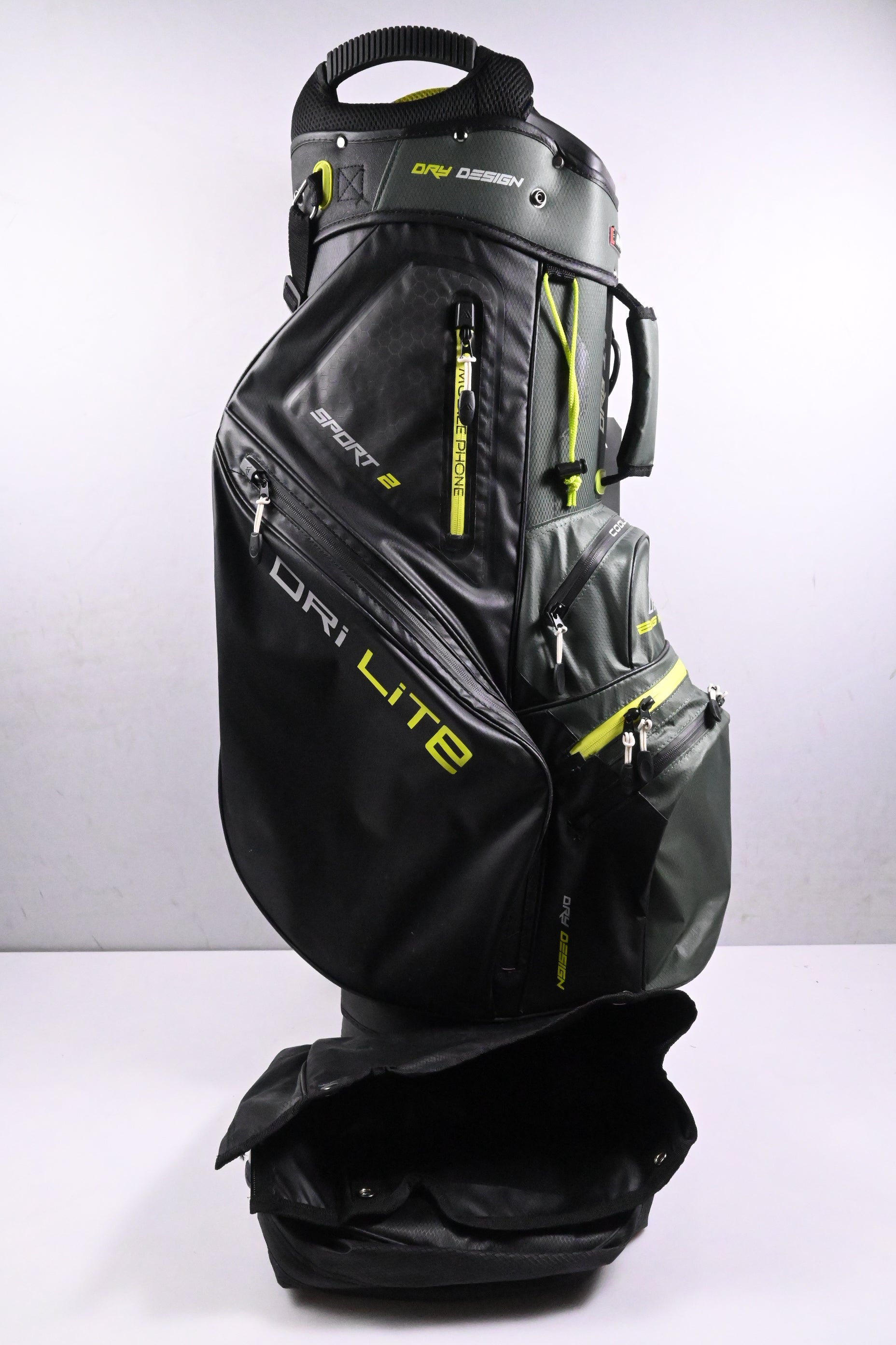 Big Max Dri Lite Sport 2 Cart Bag / 14-Way Divider / Black, Green