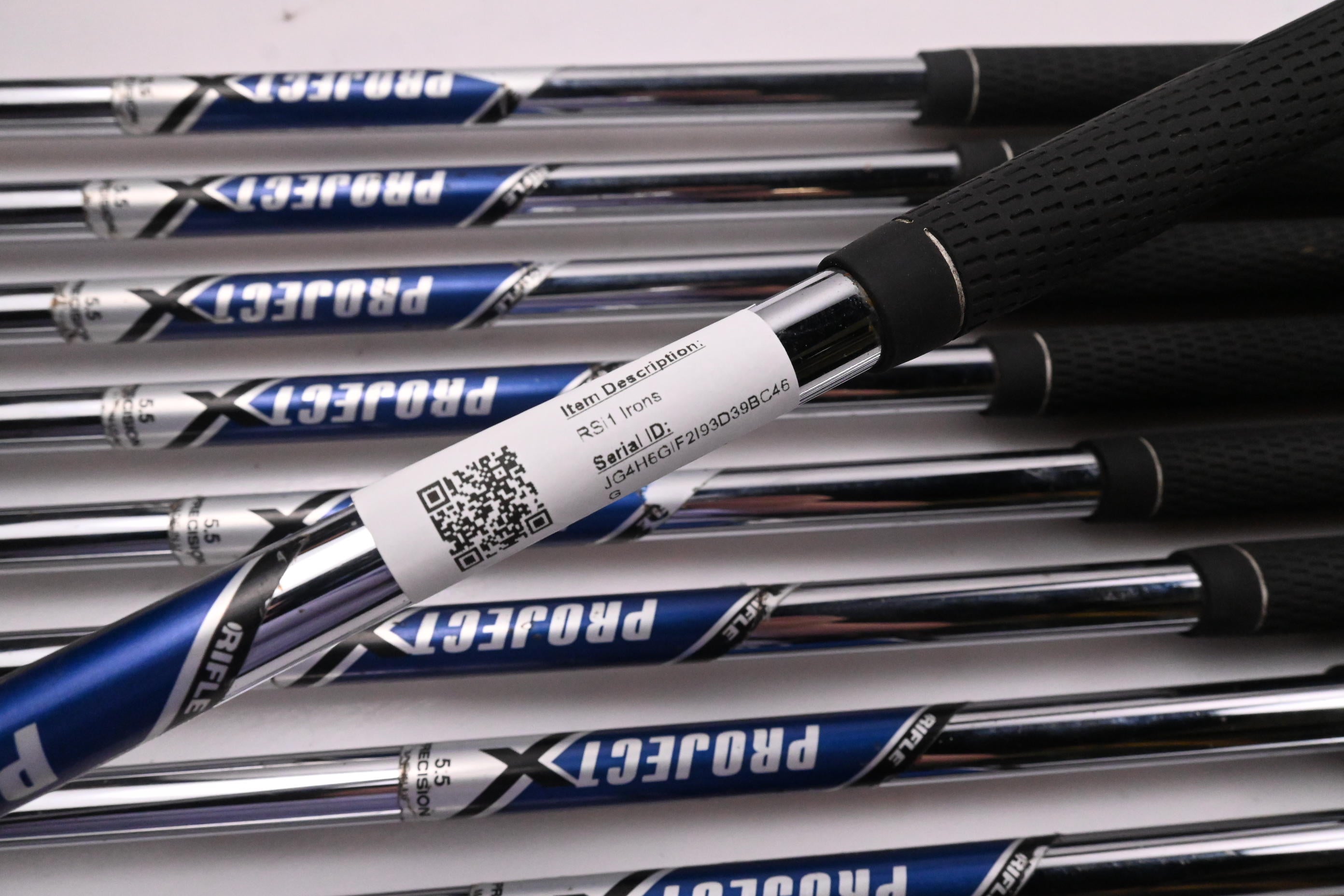 Taylormade RSi1 Irons / 4-PW+AW+SW / Regular Plus Flex Project X Steel Shafts