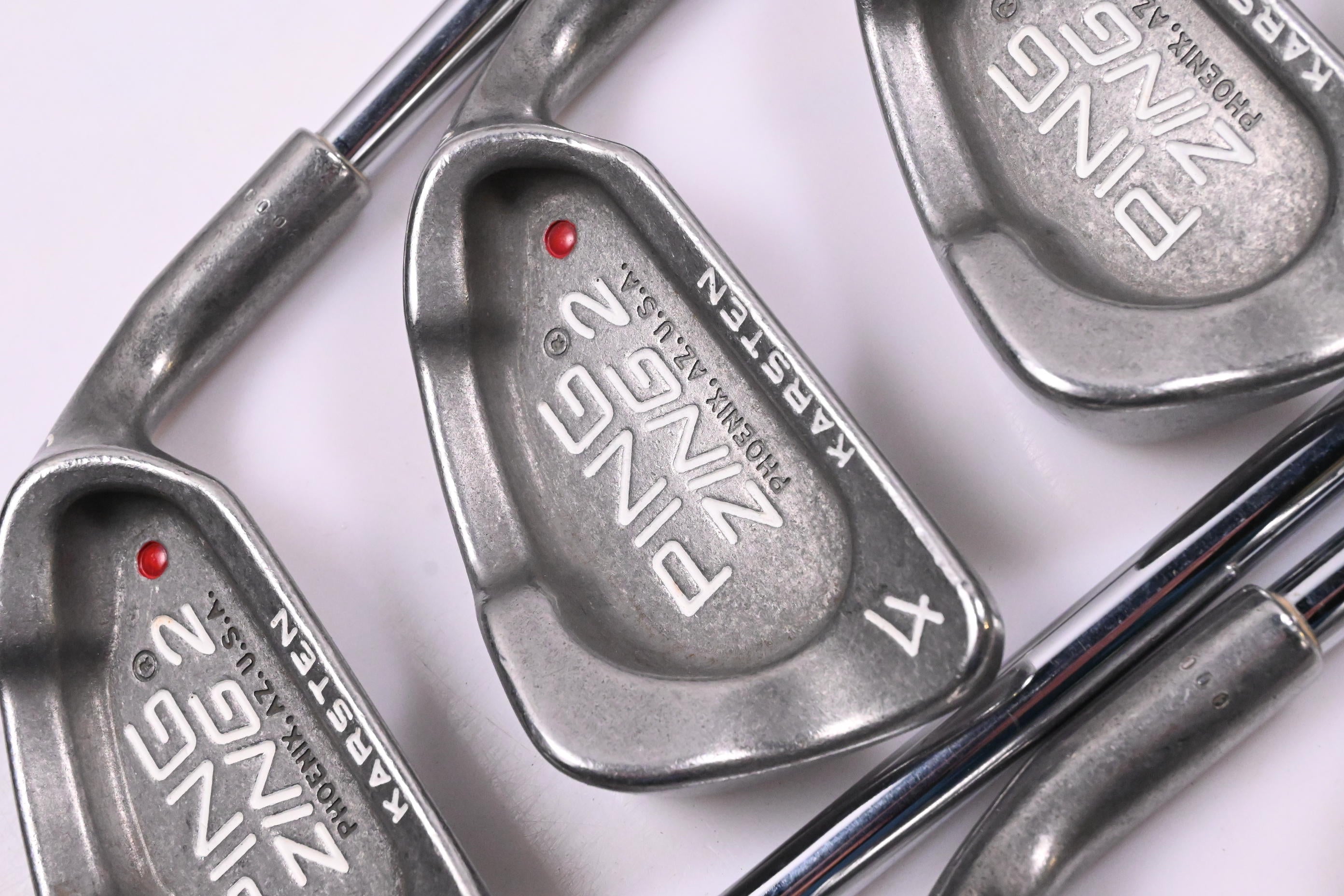 Ping Karsten Zing 2 Irons / 3-PW / Red Dot / Stiff Flex Ping JZ Shafts