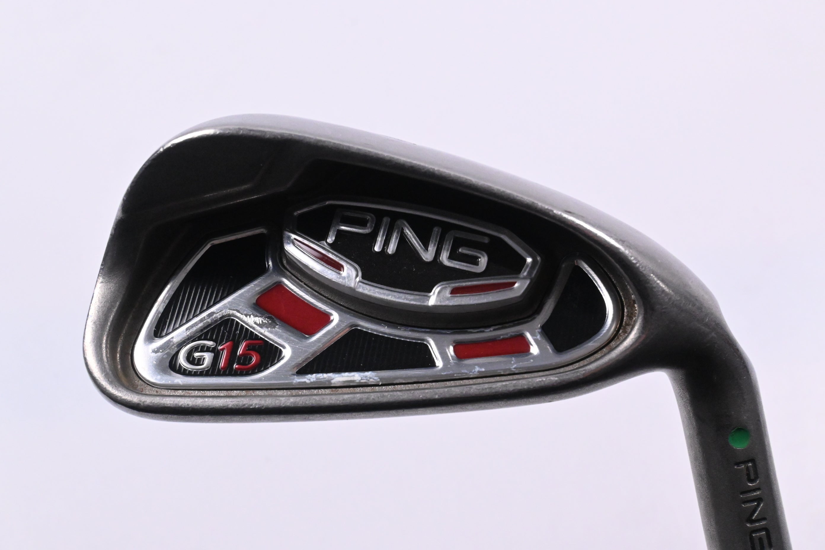 Ping G15 #7 Iron / 32 Degree / Green Dot / Regular Flex Ping AWT Shaft