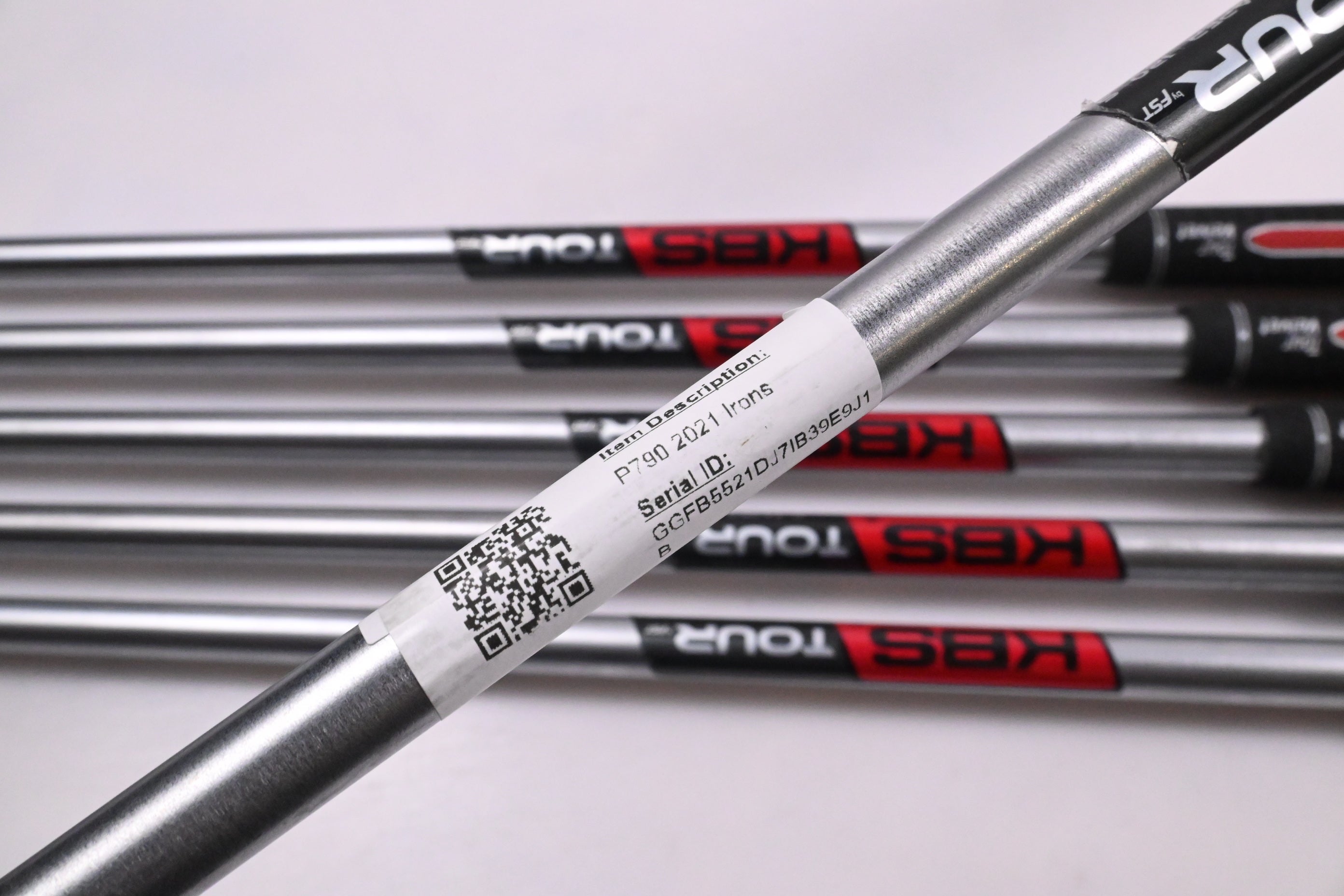 Taylormade P790 2021 Irons / 4-9i / Stiff Flex KBS Tour C-Taper 120 Shafts