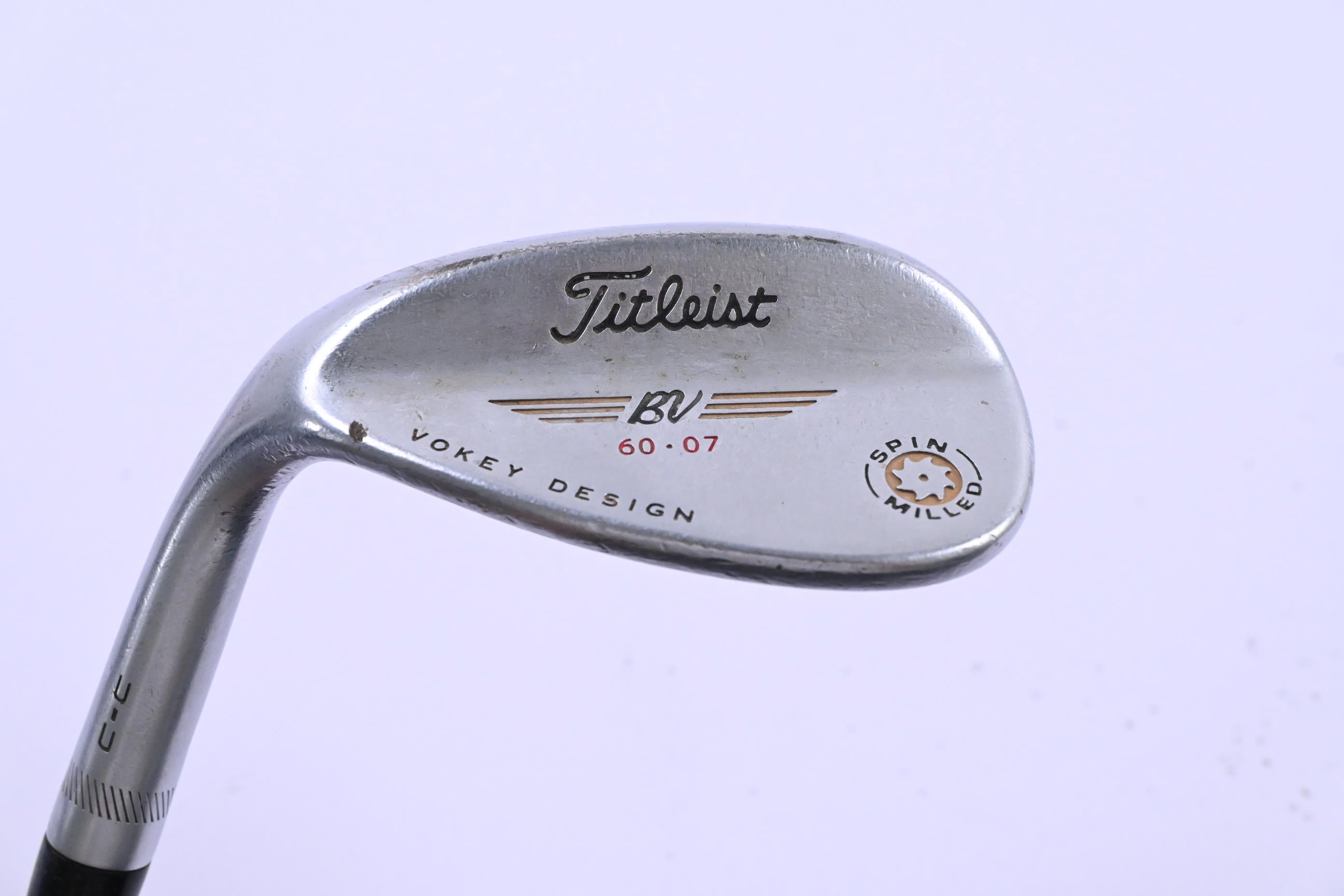 Left Hand Titleist Vokey Spin Milled Lob Wedge / 60 Degree / Stiff Flex DG S200