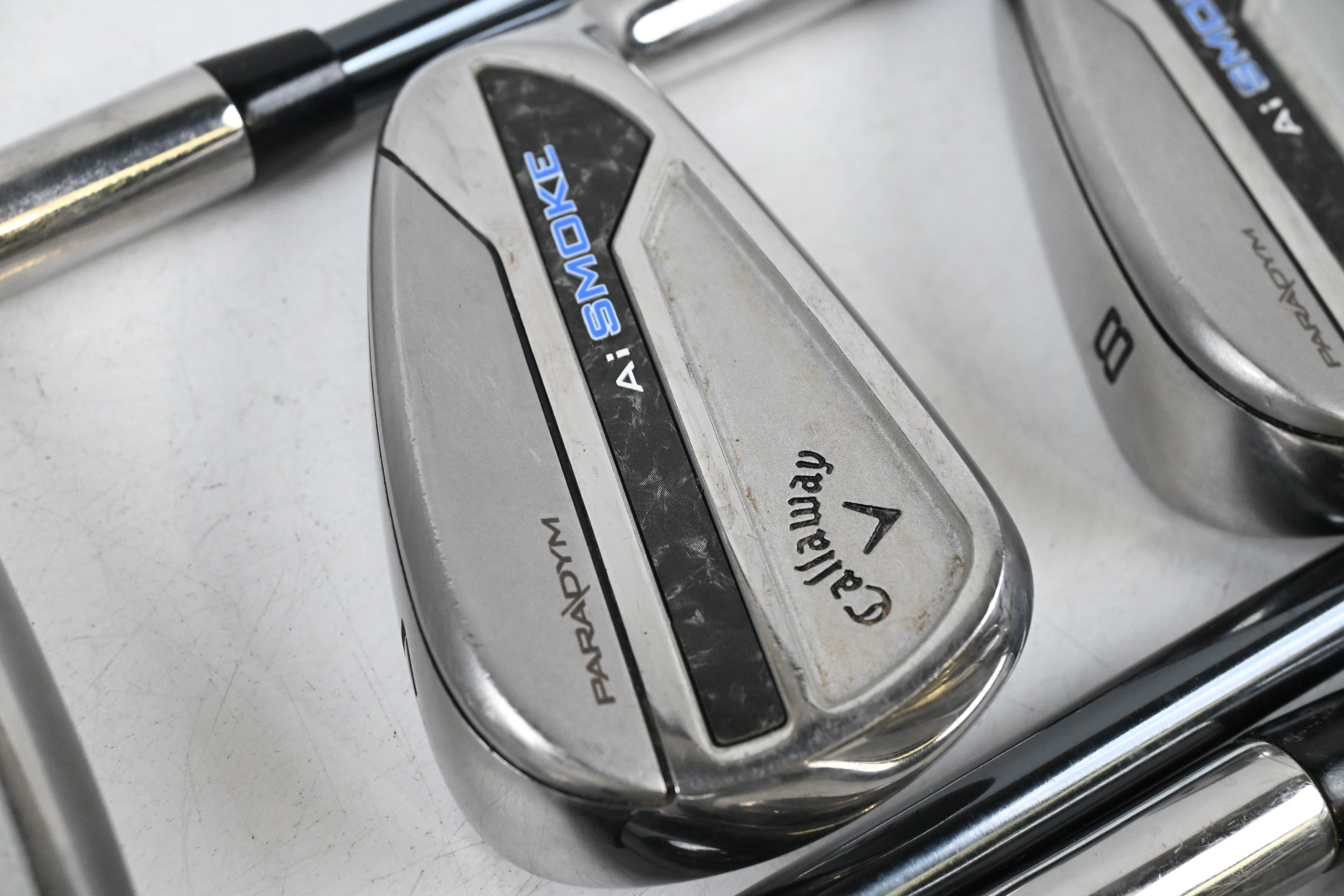 Callaway Paradym Ai Smoke Irons / 6-PW+GW / Regular Flex Recoil Dart 65 Shafts