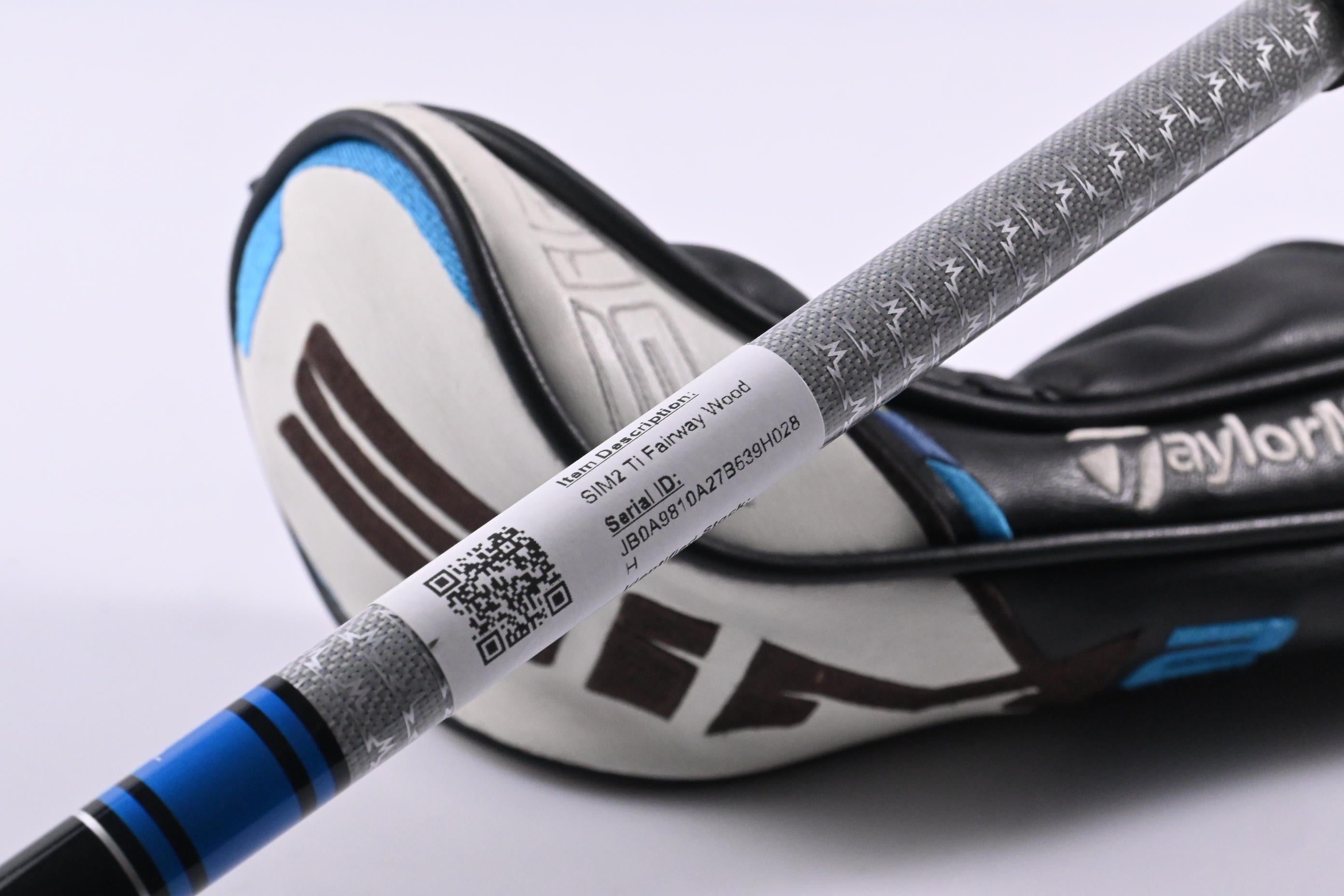 Taylormade SIM2 Ti #3 Wood / 15 Degree / Stiff Flex Tensei AV Blue 65 Shaft