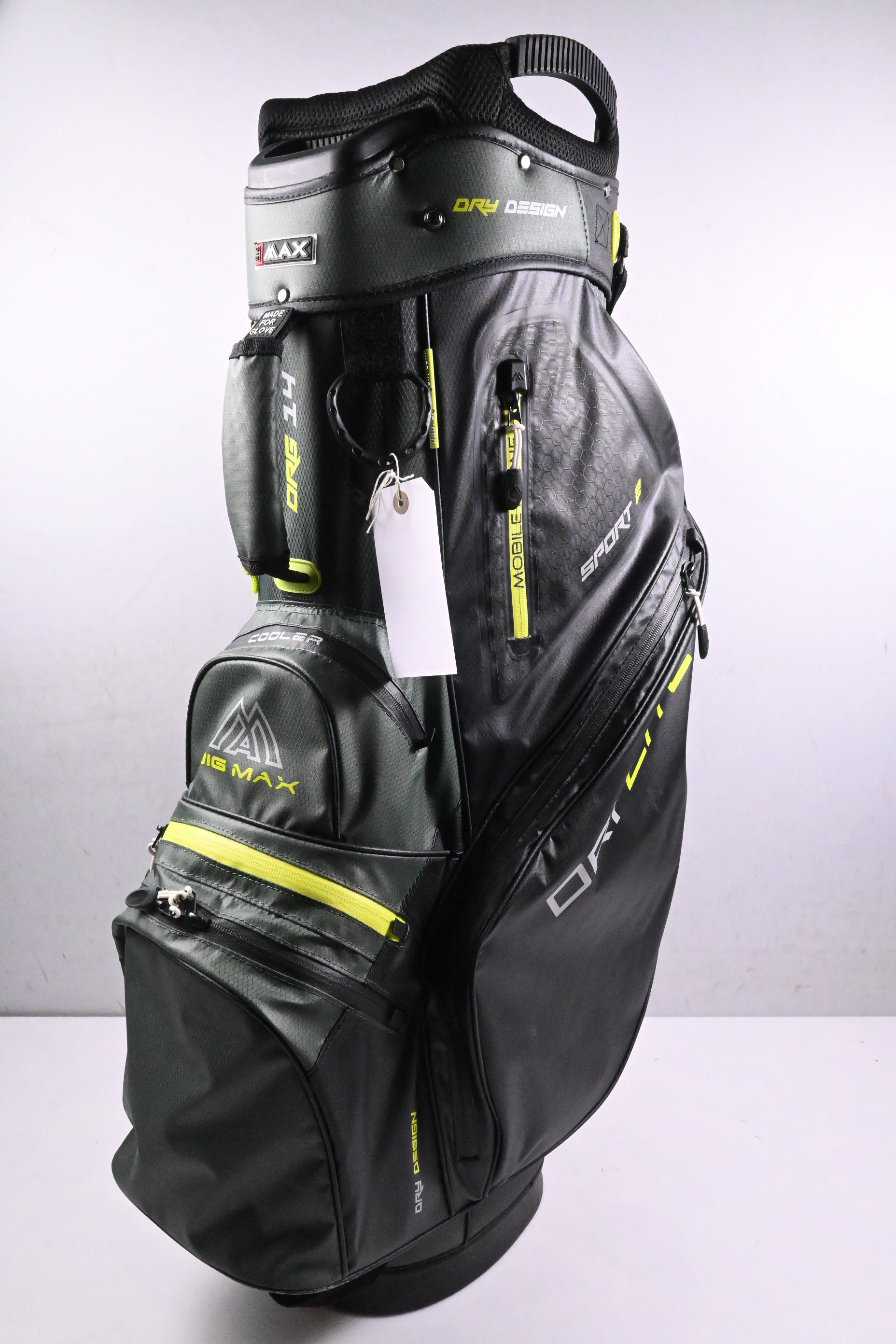 Big Max Dri Lite Sport 2 Cart Bag / 14-Way Divider / Black, Green