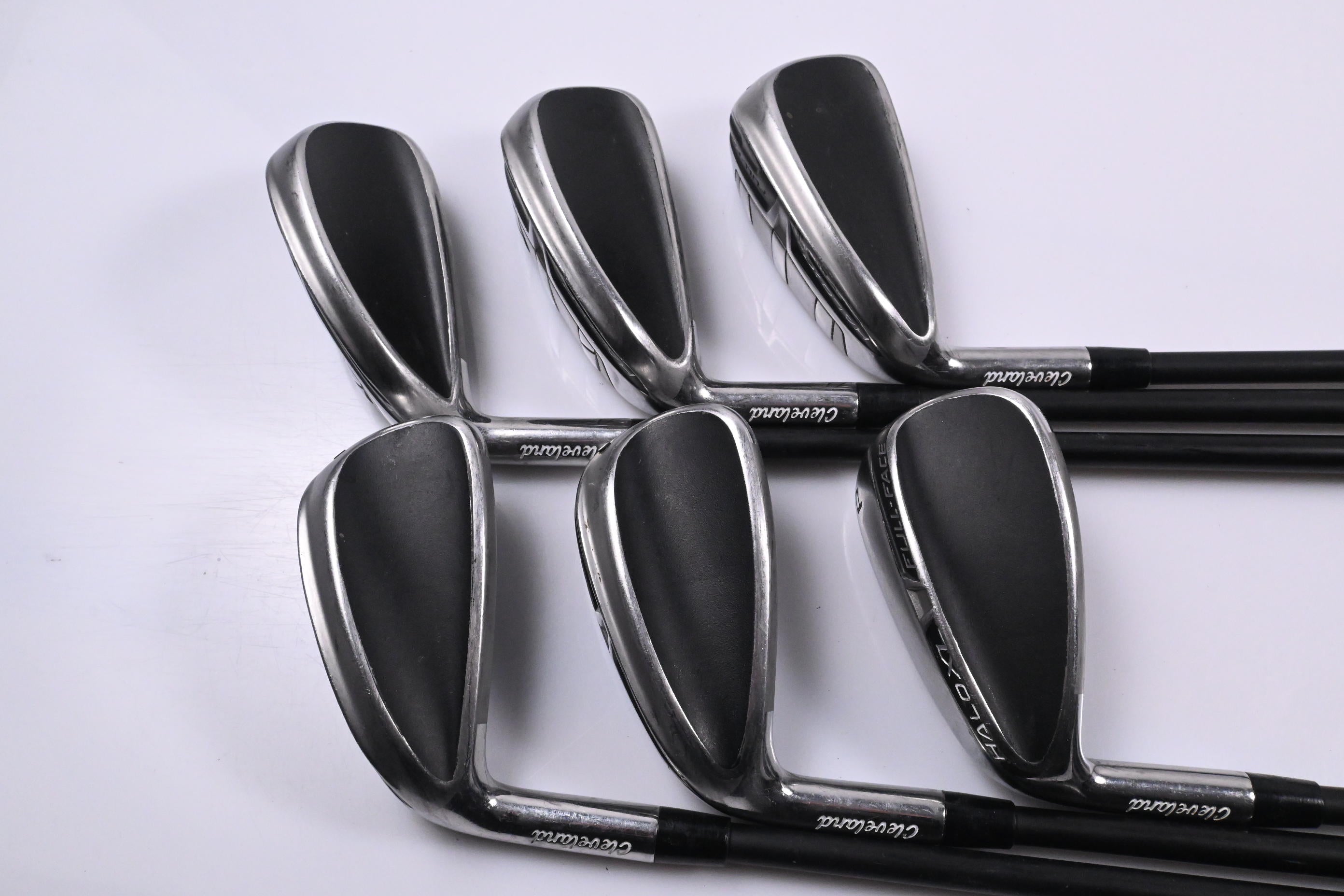 Left Hand Cleveland Halo XL Full Face Irons / 5-PW / Regular Flex Cypher 60