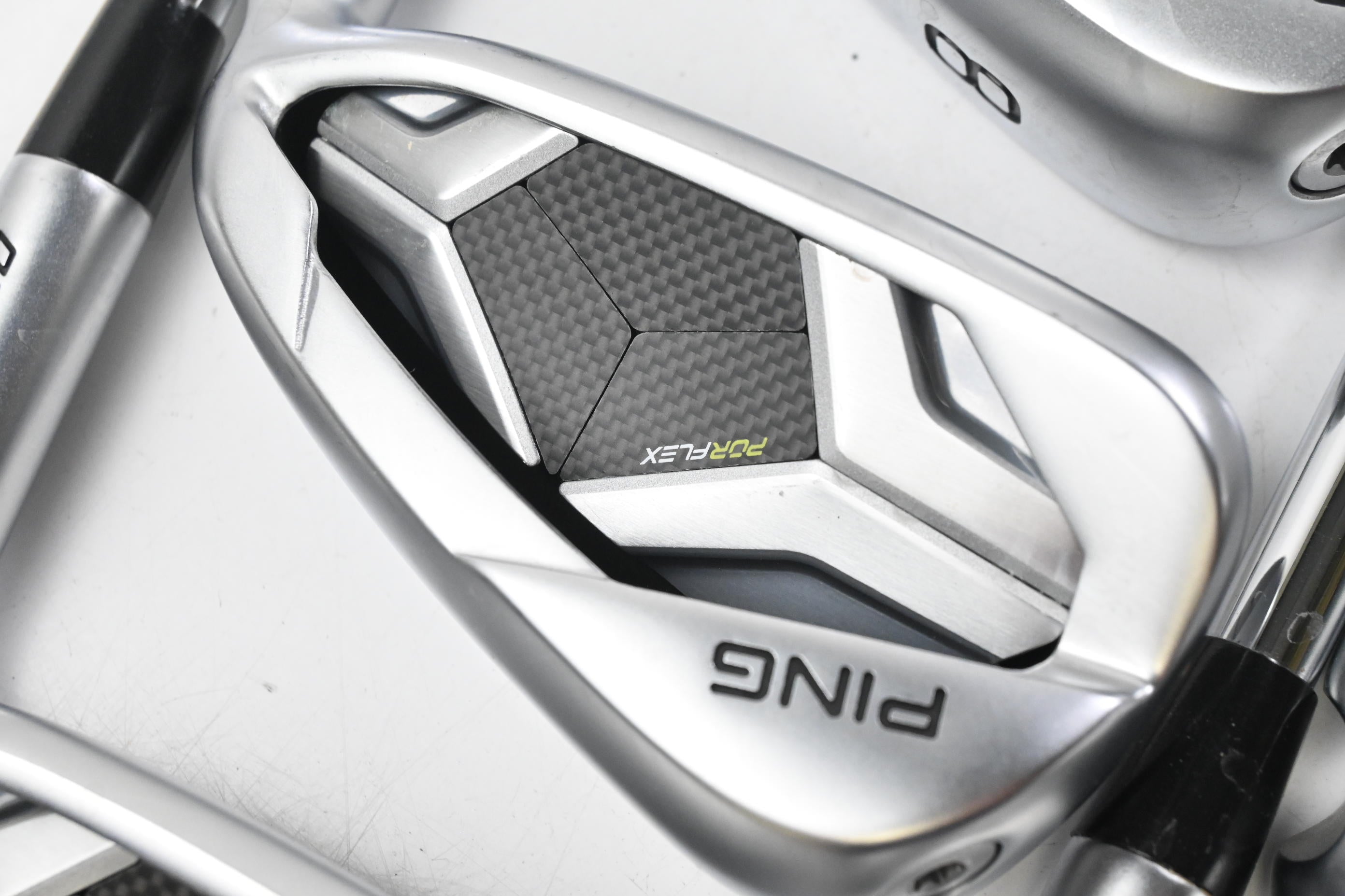 Ping G430 Irons / 6-PW+AW+GW / Black Dot / Regular Flex Ping AWT 2.0 Shafts