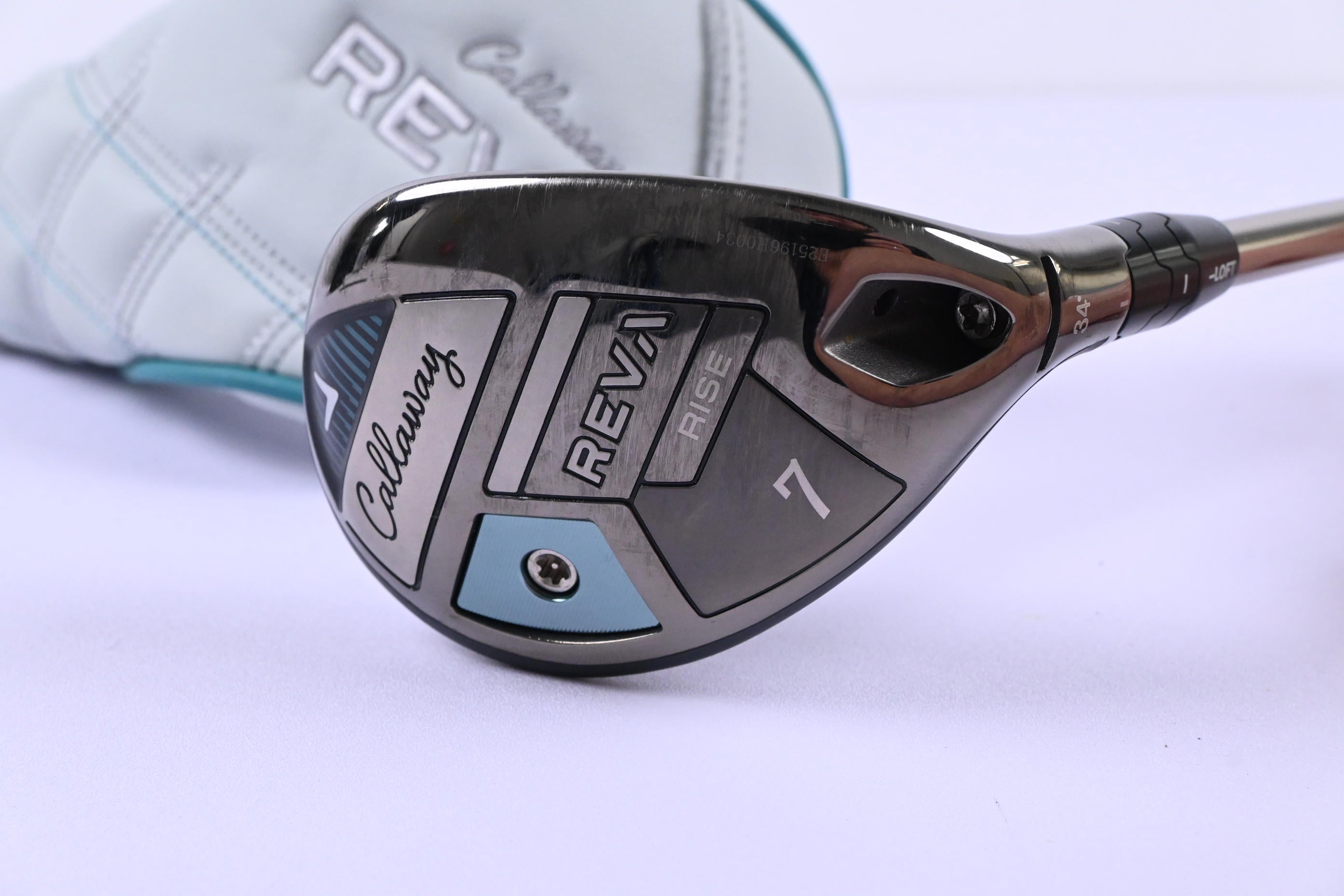 Ladies Callaway Reva Rise #7 Hybrid / 34 Degree / Ladies Flex UST LIN-Q LTE 4