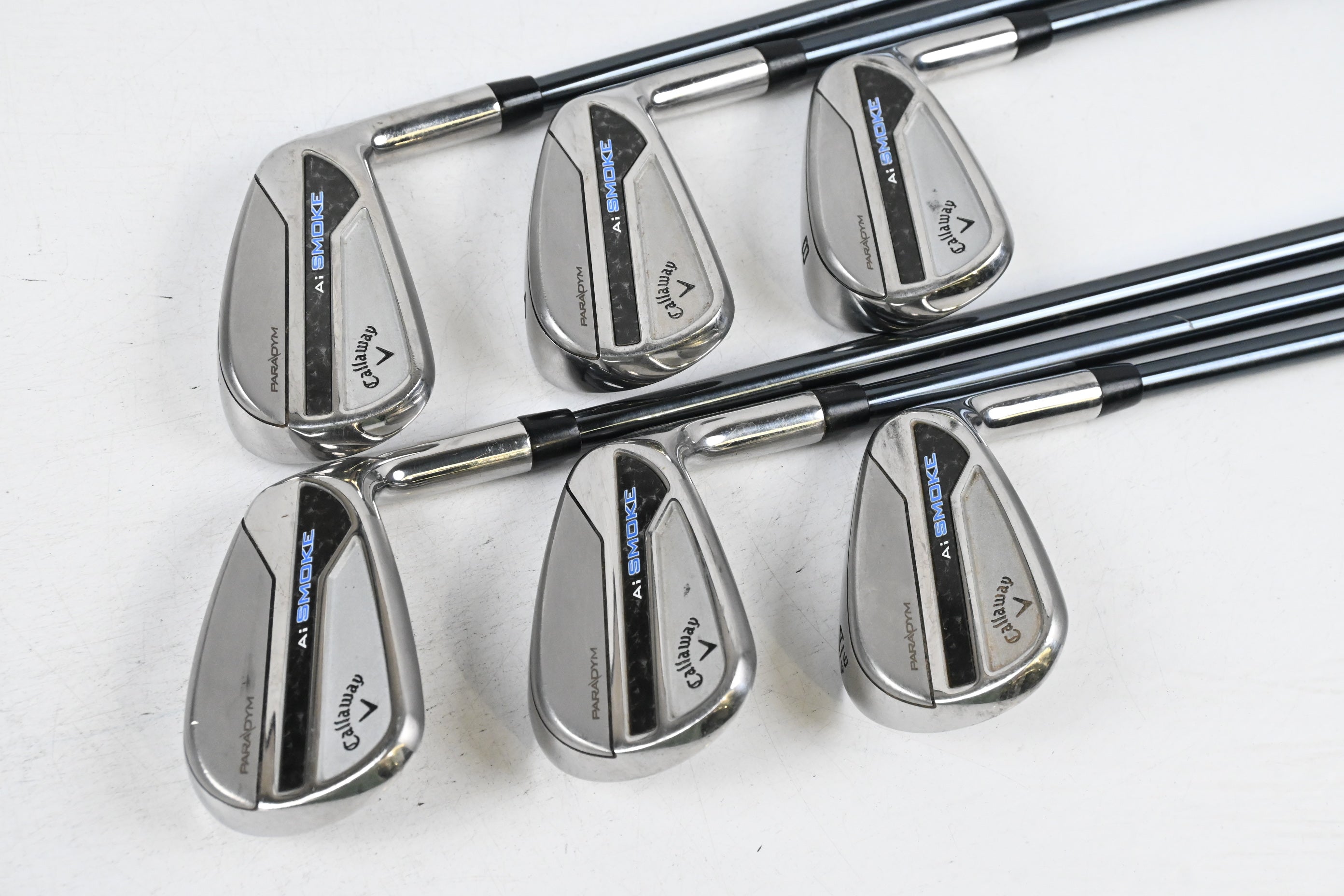 Callaway Paradym Ai Smoke Irons / 6-PW+GW / Regular Flex Recoil Dart 65 Shafts