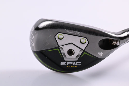 Callaway Epic Flash #4 Hybrid / 21 Degree / Stiff Flex Tensei AV Silver 70 Shaft