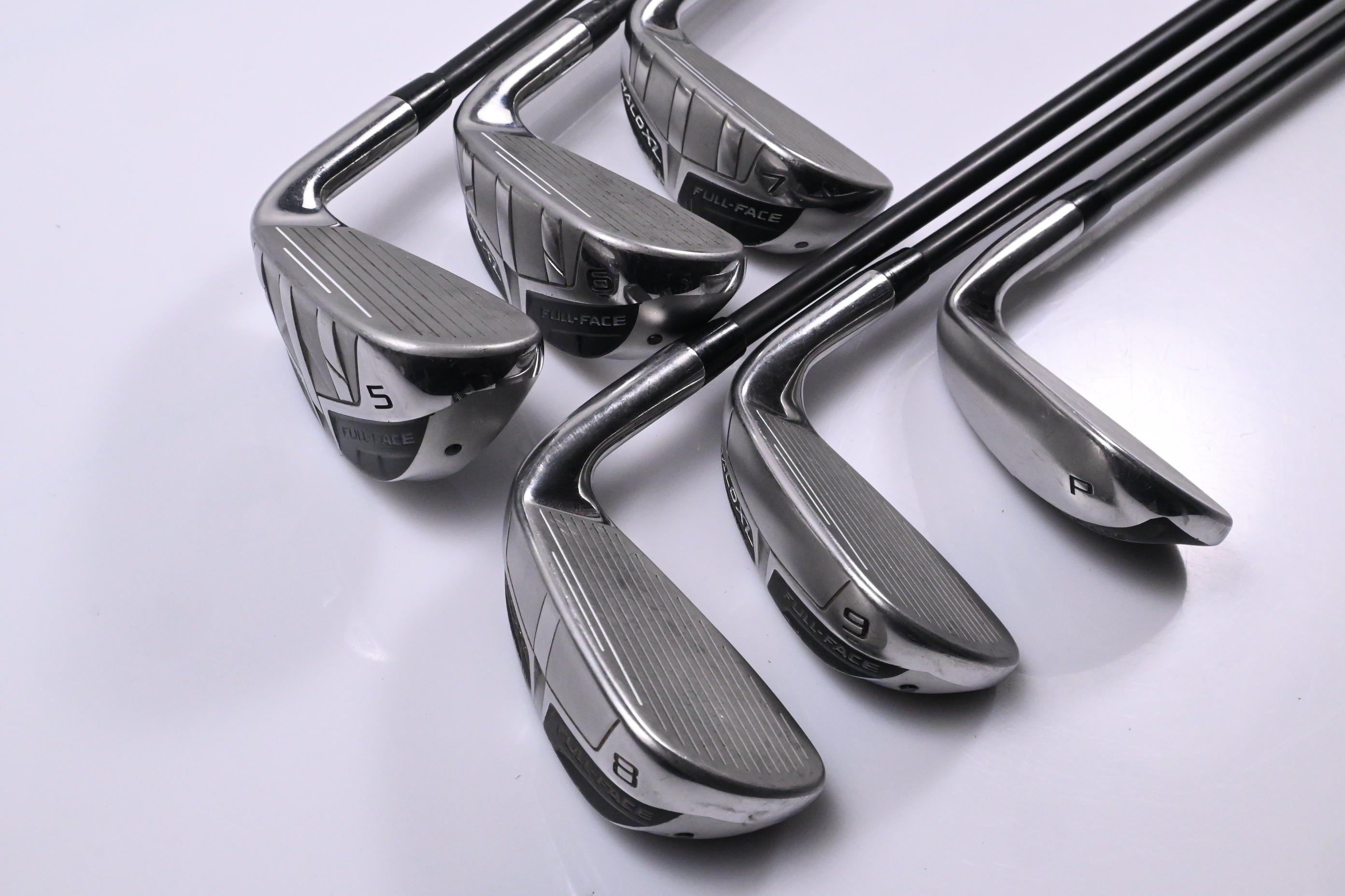 Left Hand Cleveland Halo XL Full Face Irons / 5-PW / Regular Flex Cypher 60