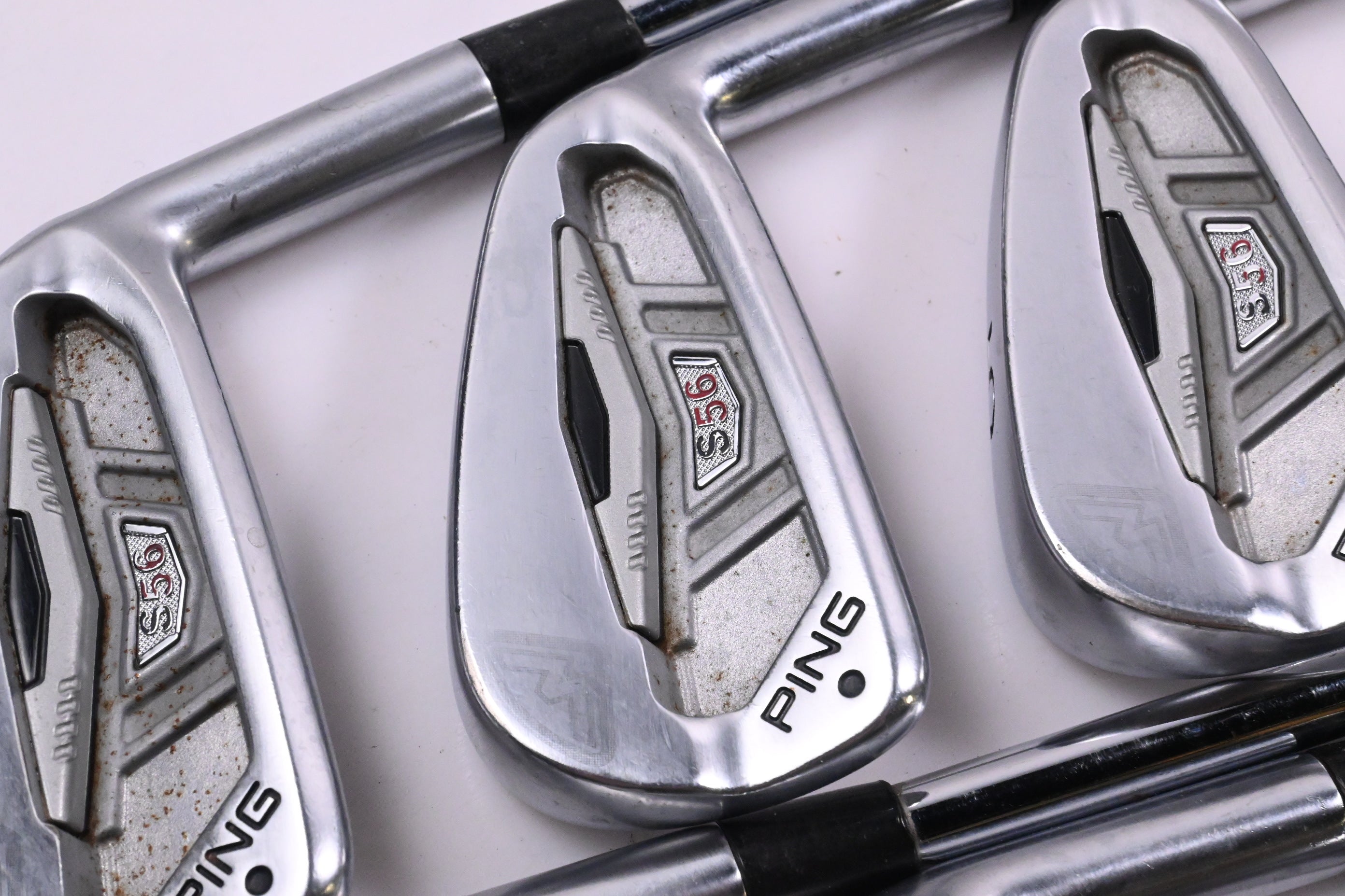 Ping S56 Irons / 3-PW / Black Dot / Stiff Flex KBS Tour Shafts