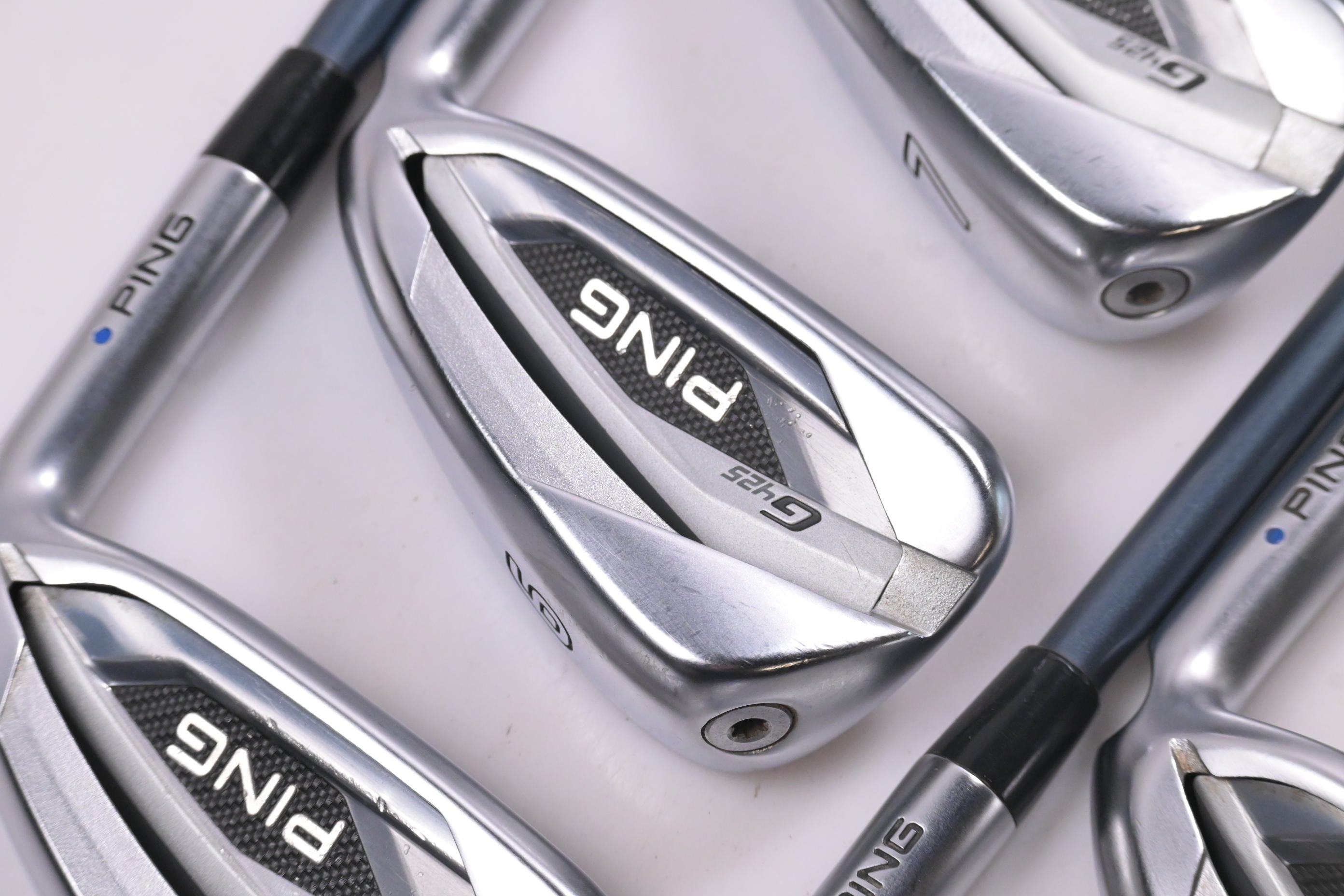 Ping G425 Irons / 5-PW / Green Dot / Senior Flex Ping Alta CB Slate Shafts