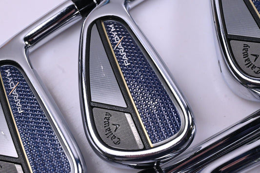 Callaway Paradym Irons / 5-PW+GW / Stiff Flex Elevate MPH 95 Shafts