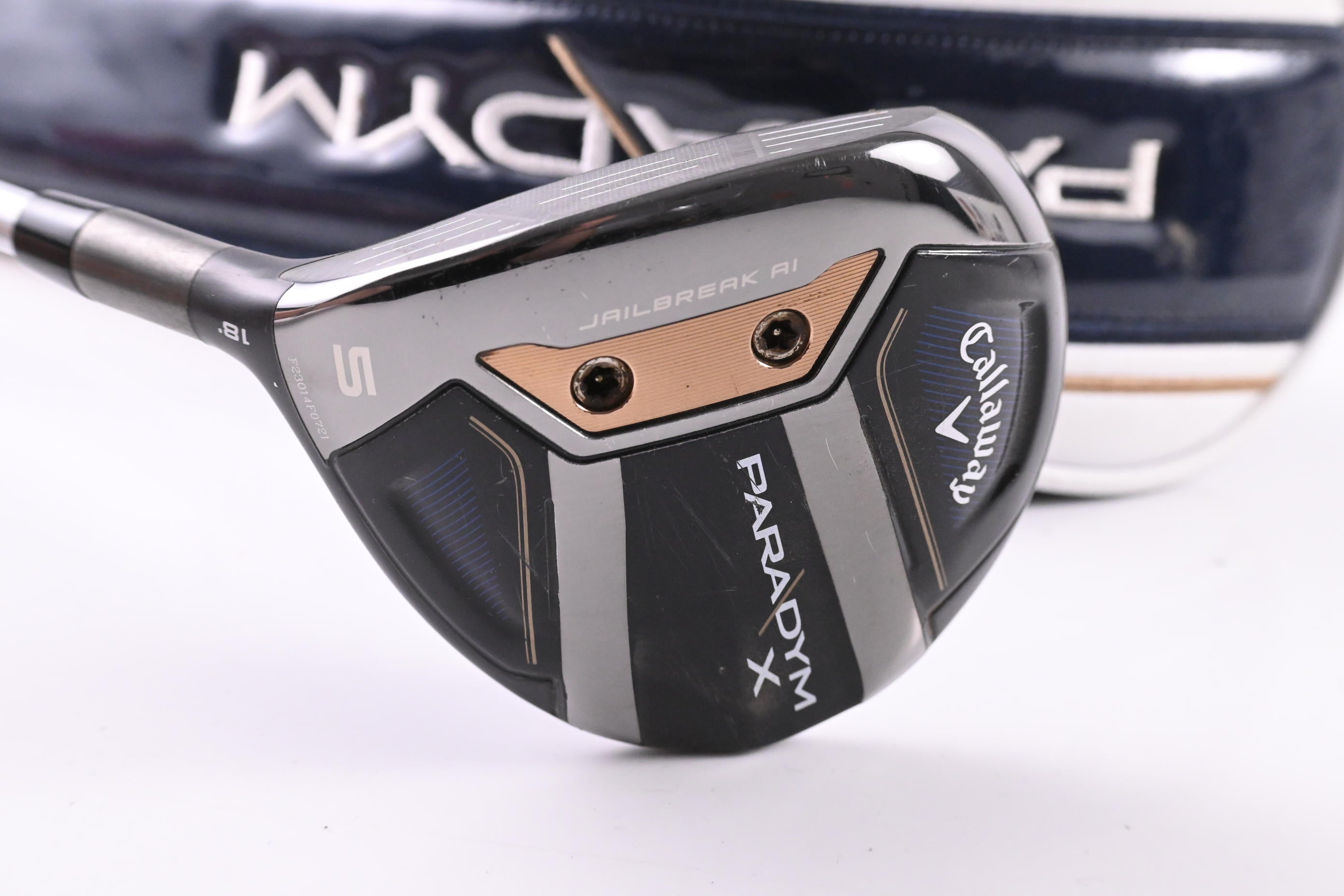 Left Hand Callaway Paradym X #5 Wood / 18 Degree / Senior Flex Aldila Ascent 50 Shaft