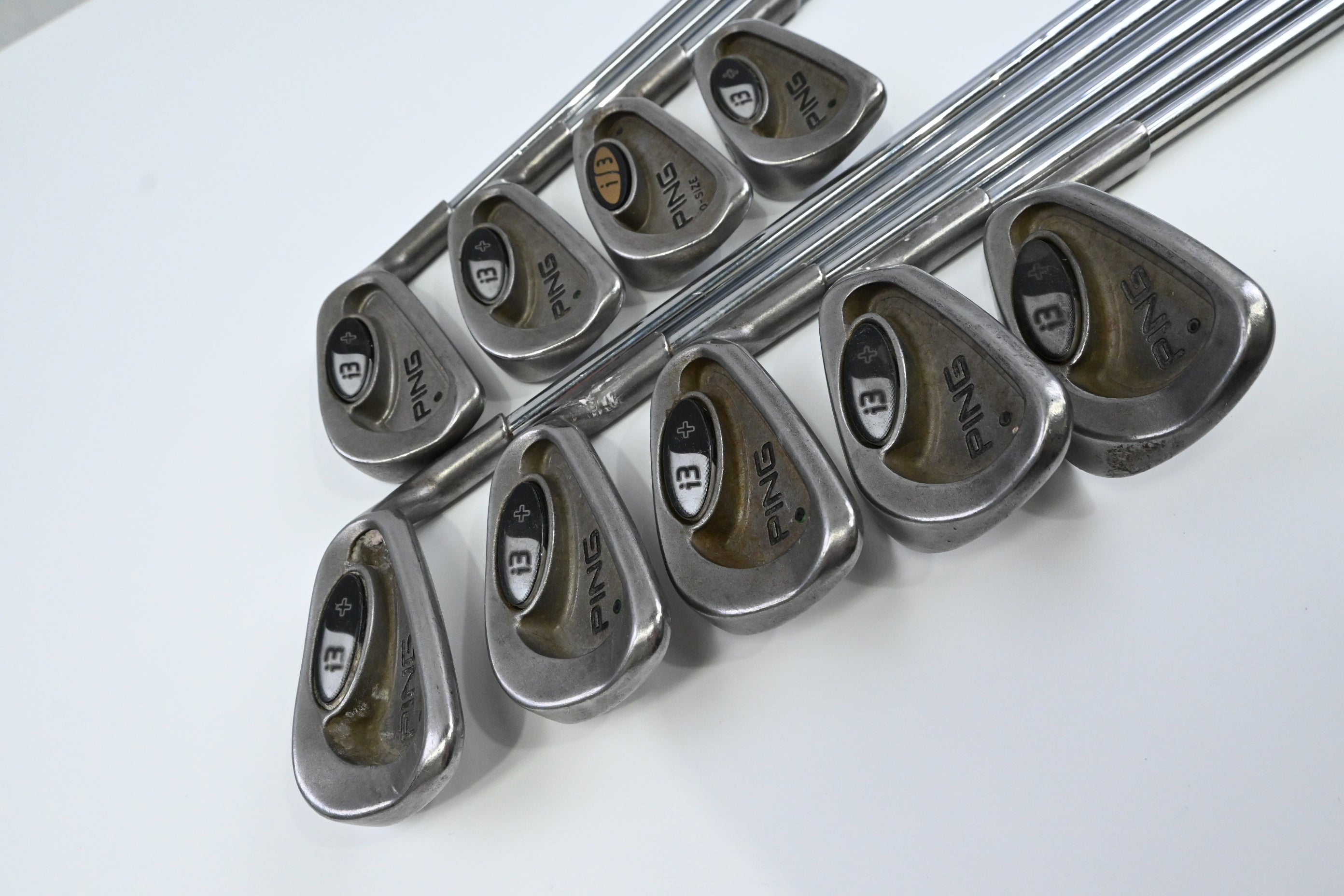 Ping i3+ Irons / 3-PW+SW / Black Dot / Regular Flex Ping JZ Cushin Shafts
