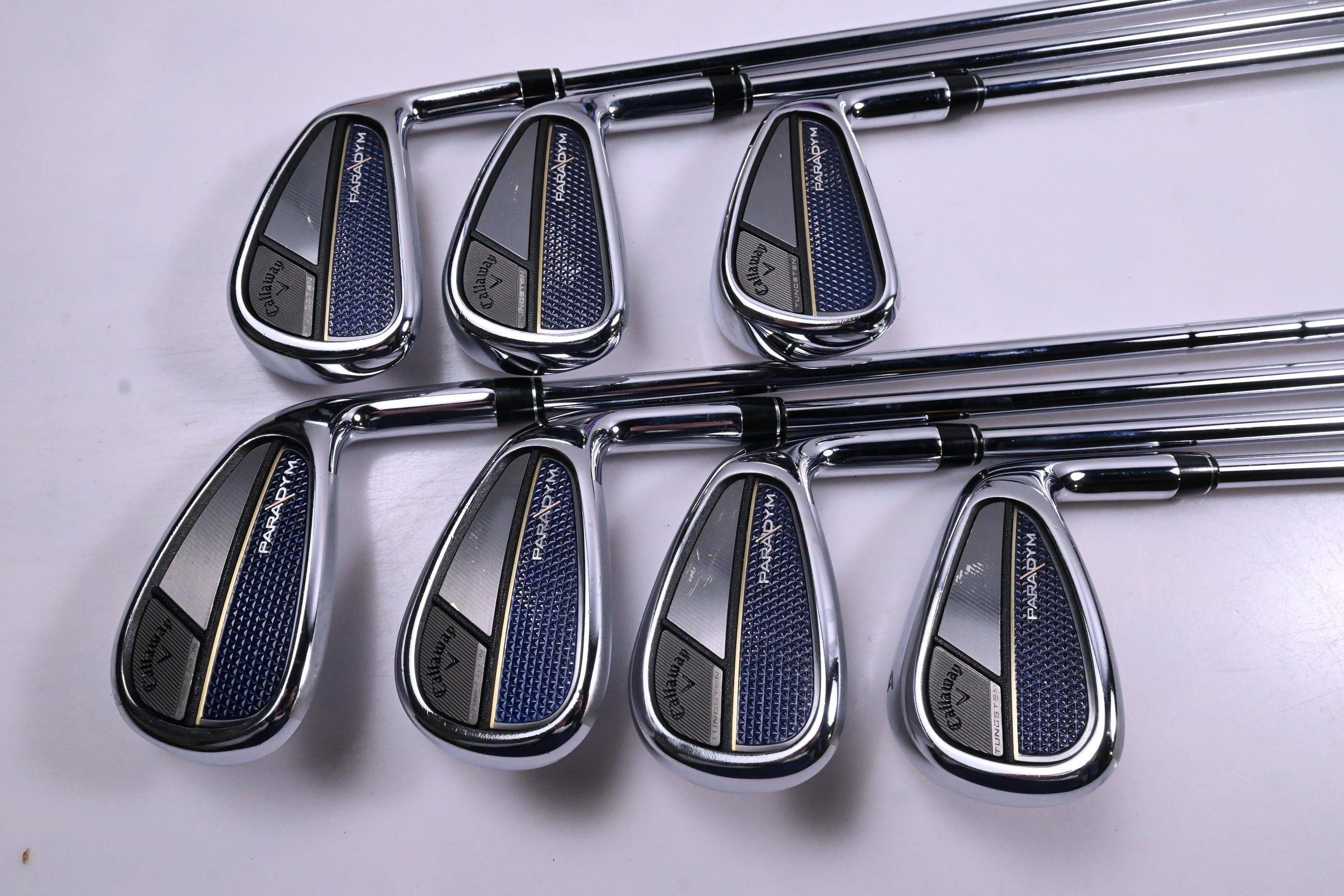 Callaway Paradym Irons / 5-PW+GW / Stiff Flex Elevate MPH 95 Shafts