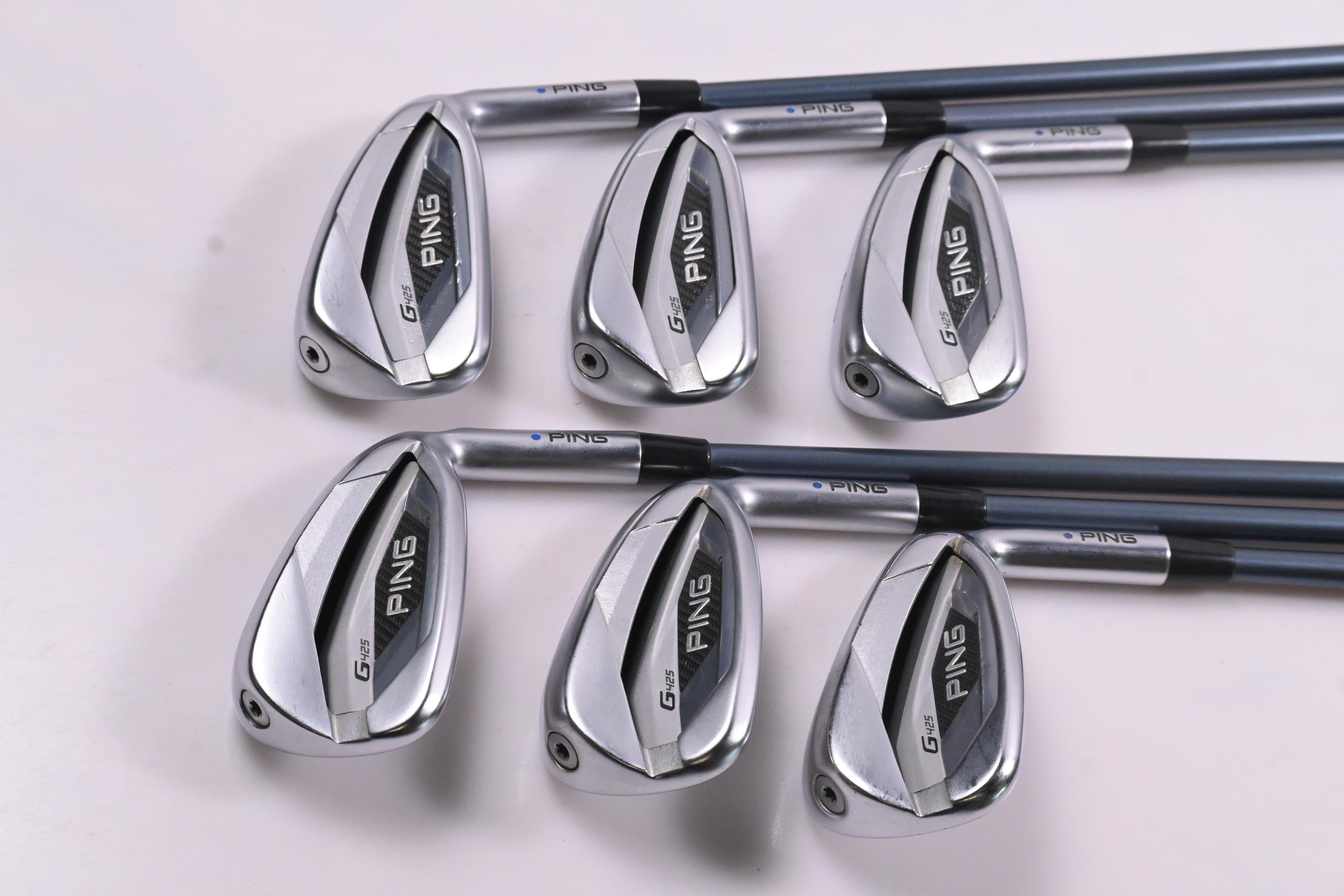 Ping G425 Irons / 5-PW / Green Dot / Senior Flex Ping Alta CB Slate Shafts