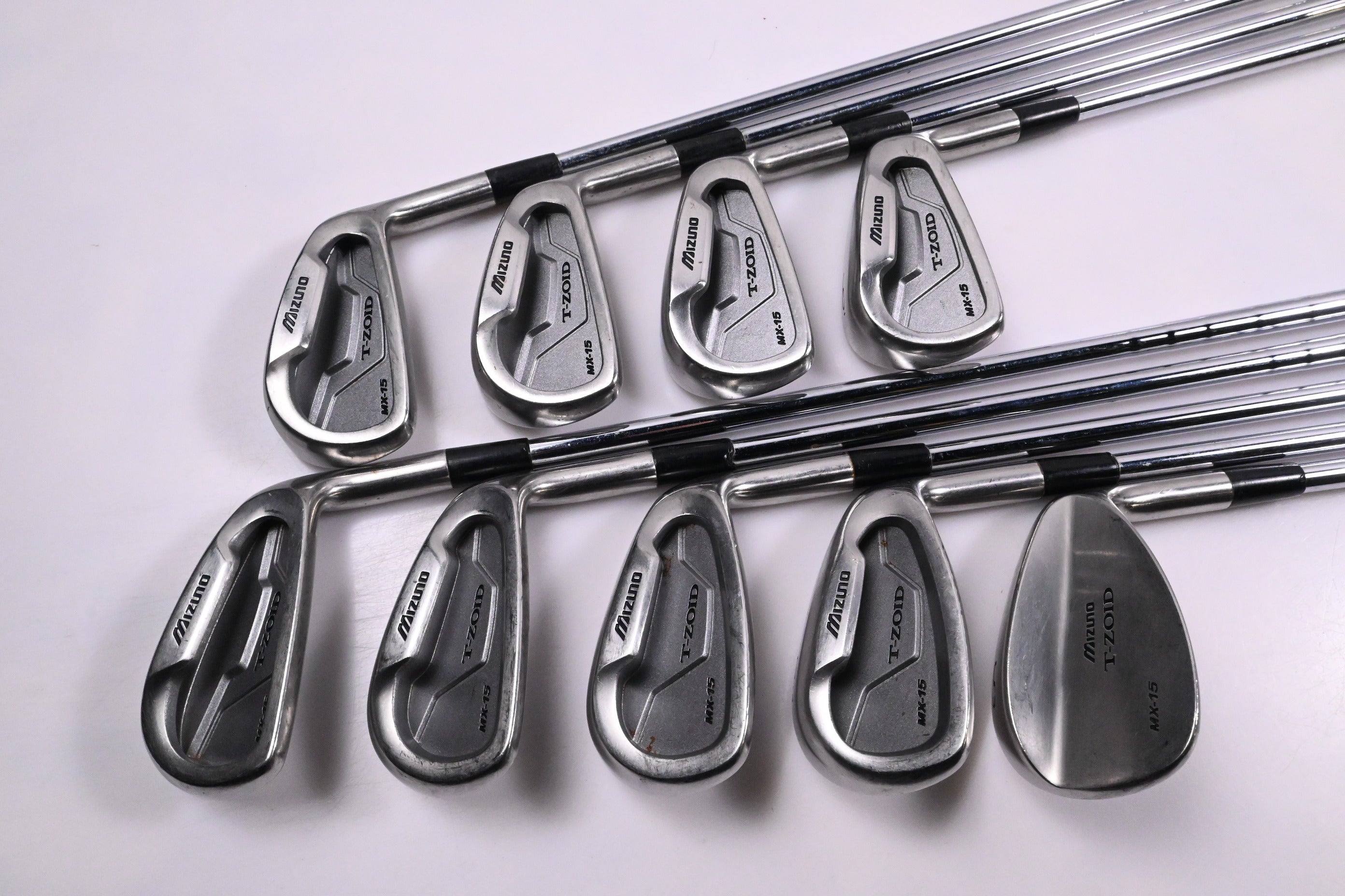 Mizuno MX-15 Irons / 3-PW+SW / Regular Flex Release Shafts