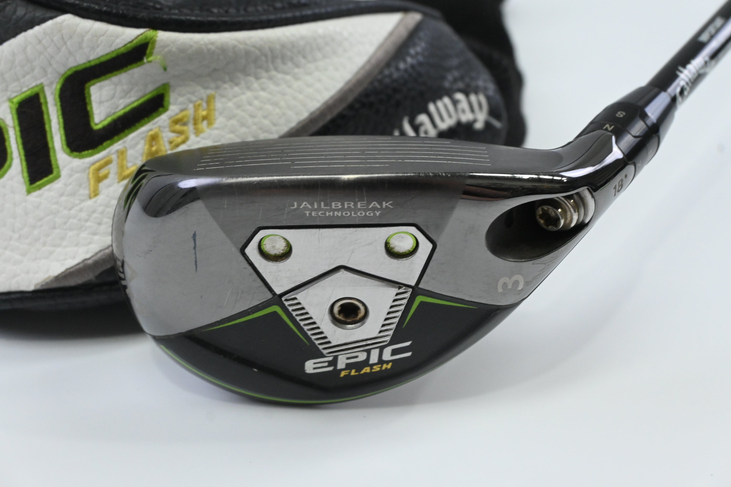 Callaway Epic Flash #3 Hybrid / 18 Degree / Stiff Flex Tensei AV Silver 70