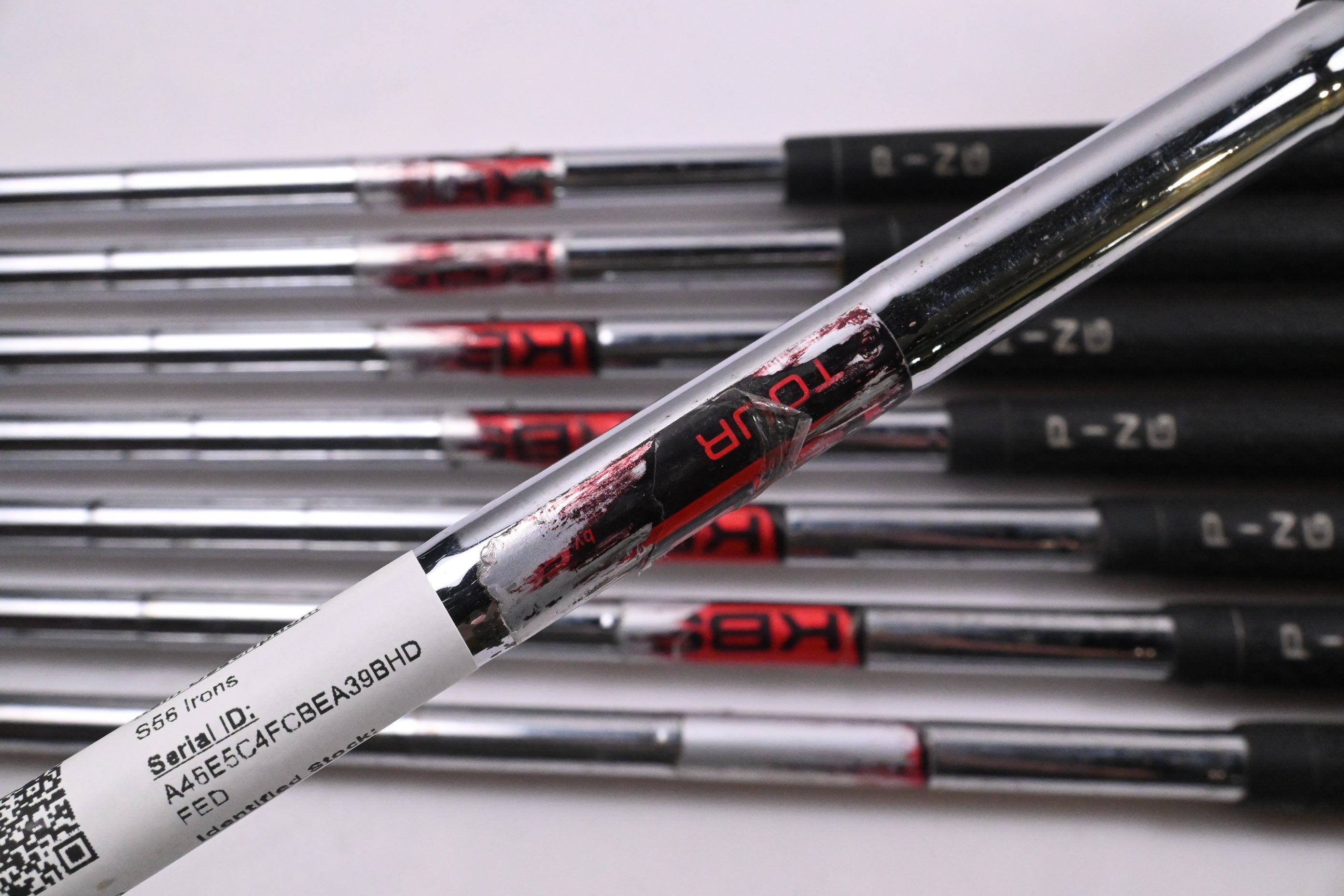 Ping S56 Irons / 3-PW / Black Dot / Stiff Flex KBS Tour Shafts