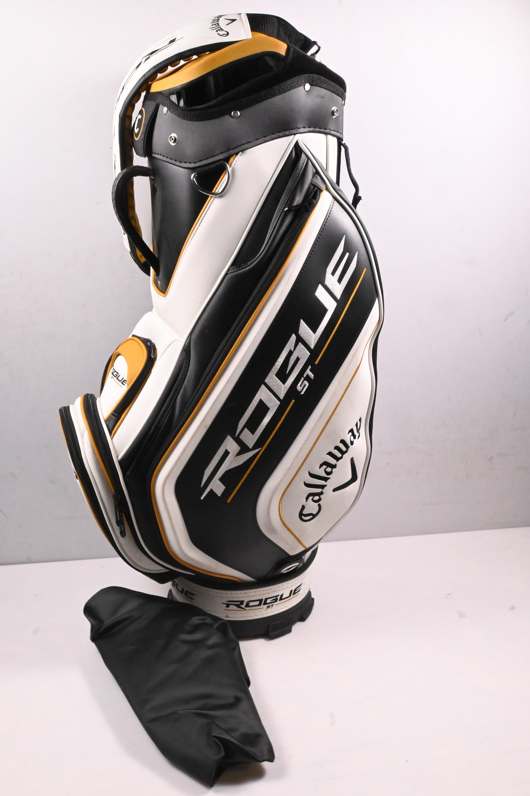 Callaway Rogue ST Cart Bag / 14-Way Divider / White, Black