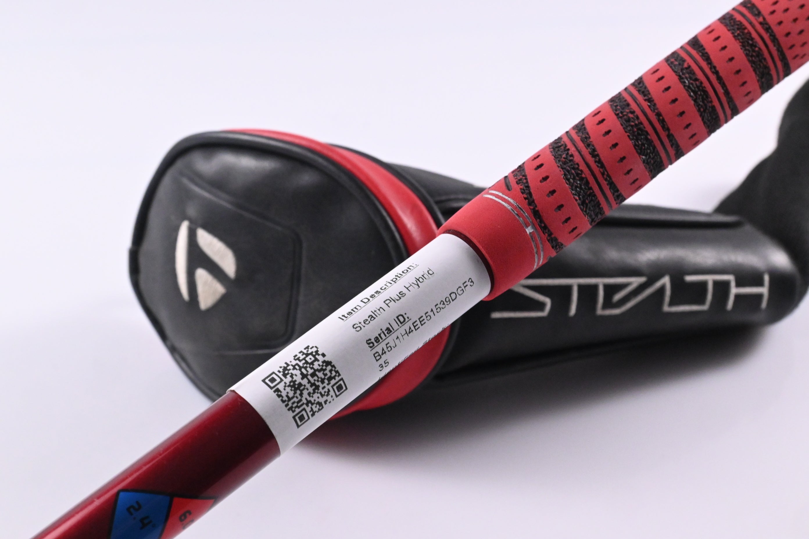 Taylormade Stealth Plus #3 Hybrid / 19.5 Degree / Stiff Flex HZRDUS Smoke RDX Red 80