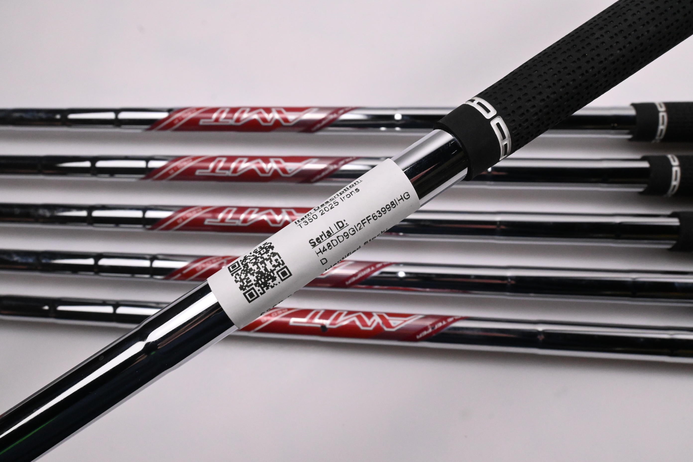 Left Hand Titleist T350 2025 Irons / 5-PW / Regular Flex AMT Red Shafts
