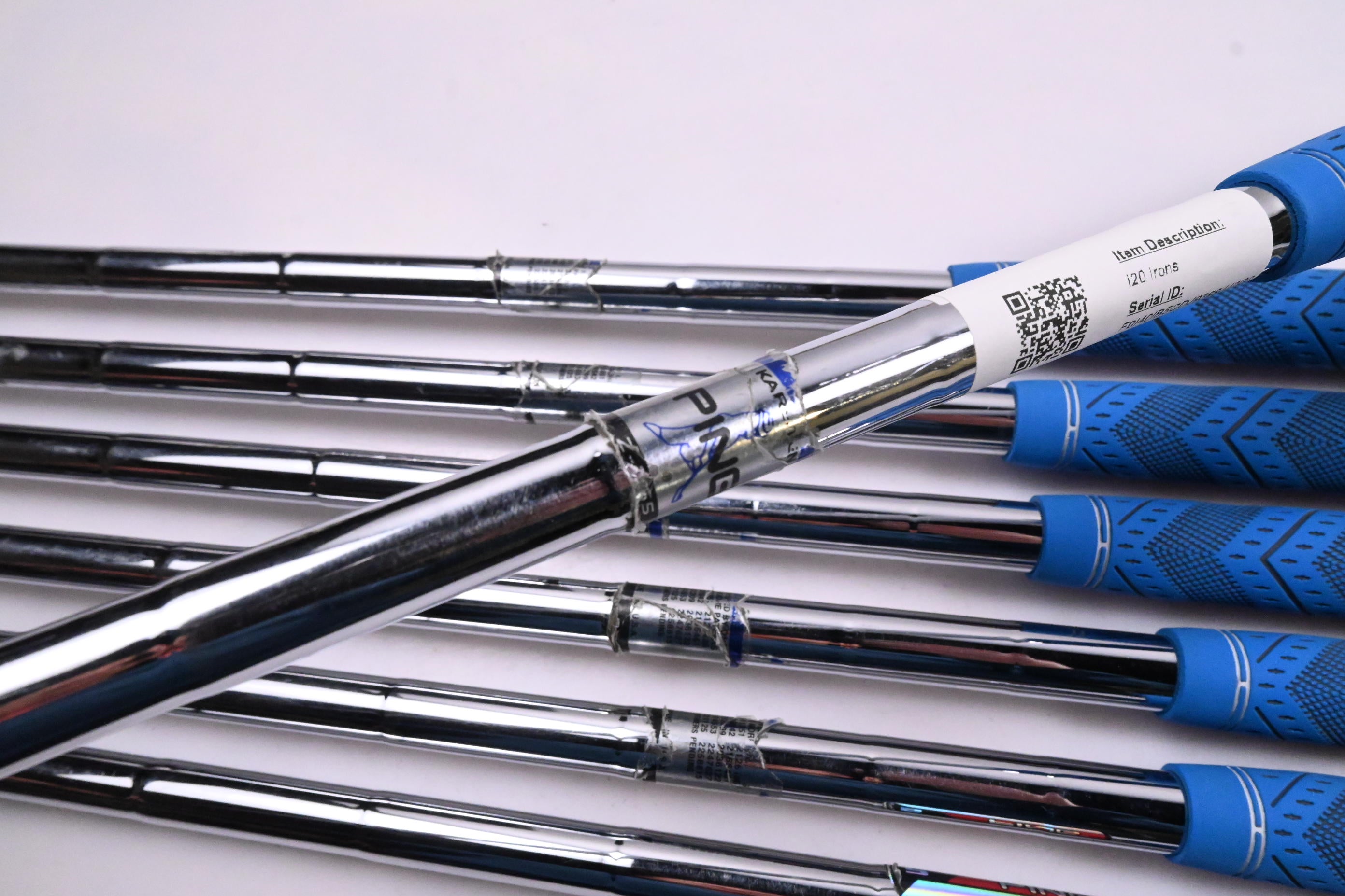 Ping i20 Irons / 3-9i / Blue Dot / Stiff Flex Ping Z-Z115 Shafts