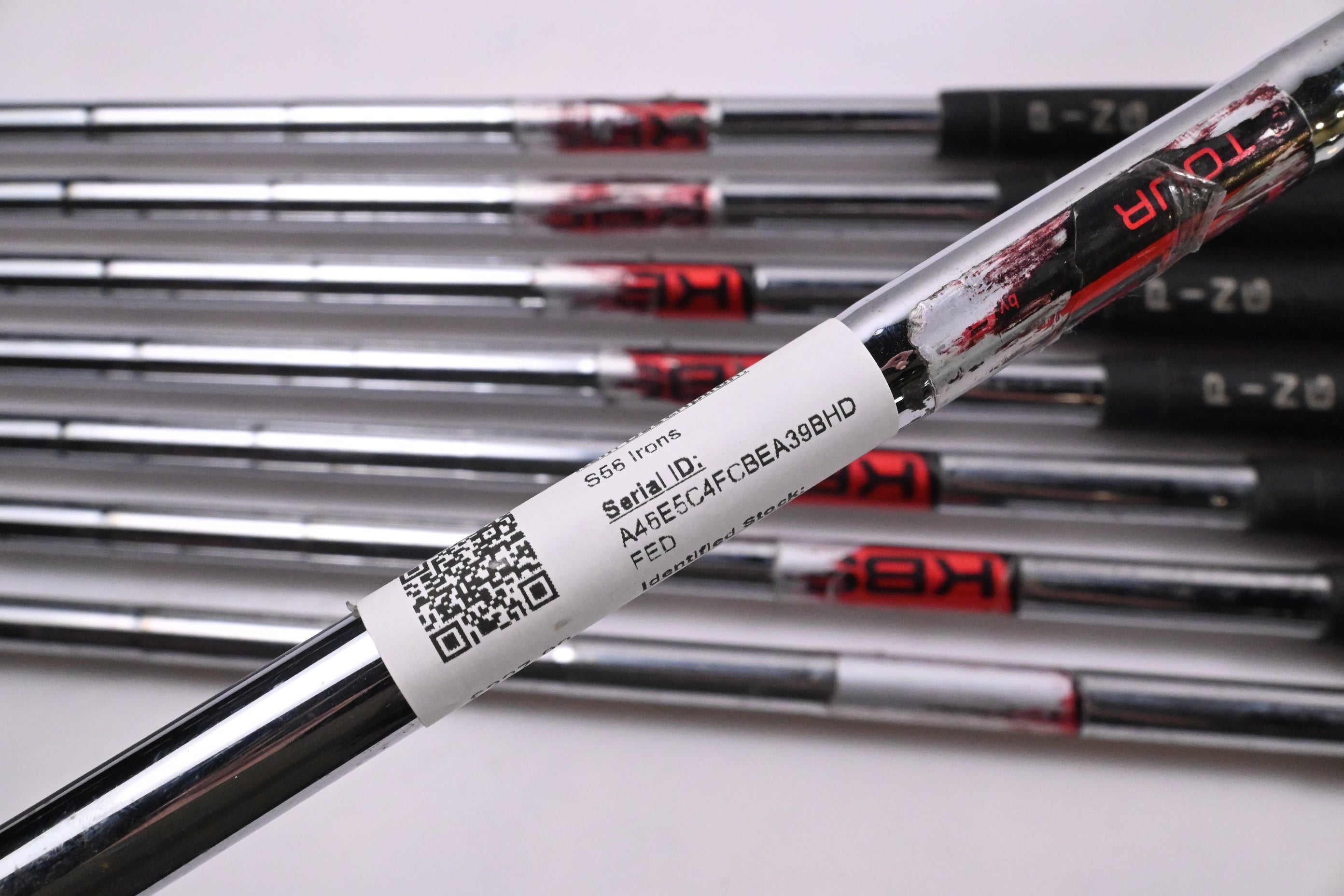 Ping S56 Irons / 3-PW / Black Dot / Stiff Flex KBS Tour Shafts