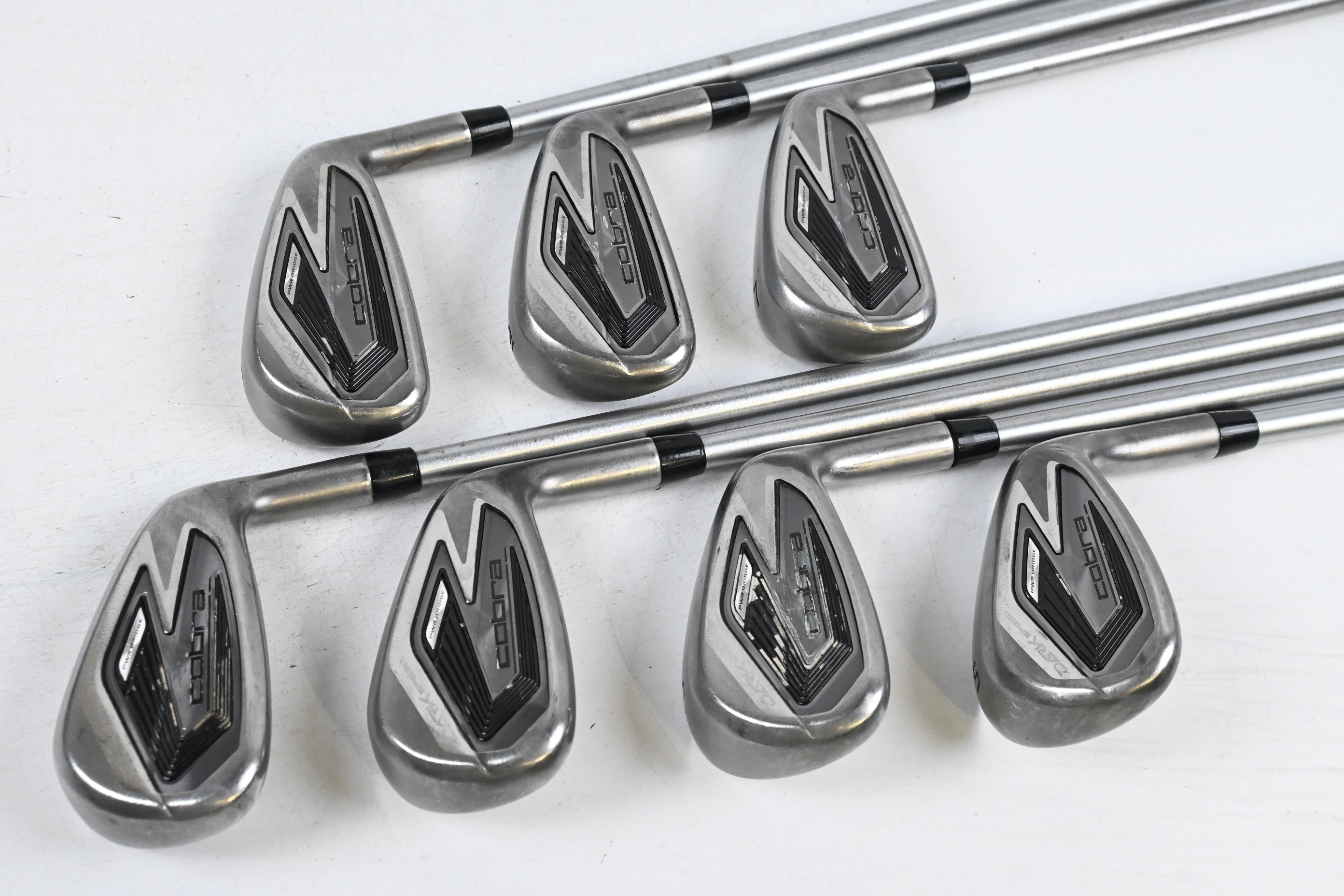 Cobra Darkspeed Irons / 5-PW+SW / Stiff Flex KBS Tour C-Taper Lite 110 Shafts