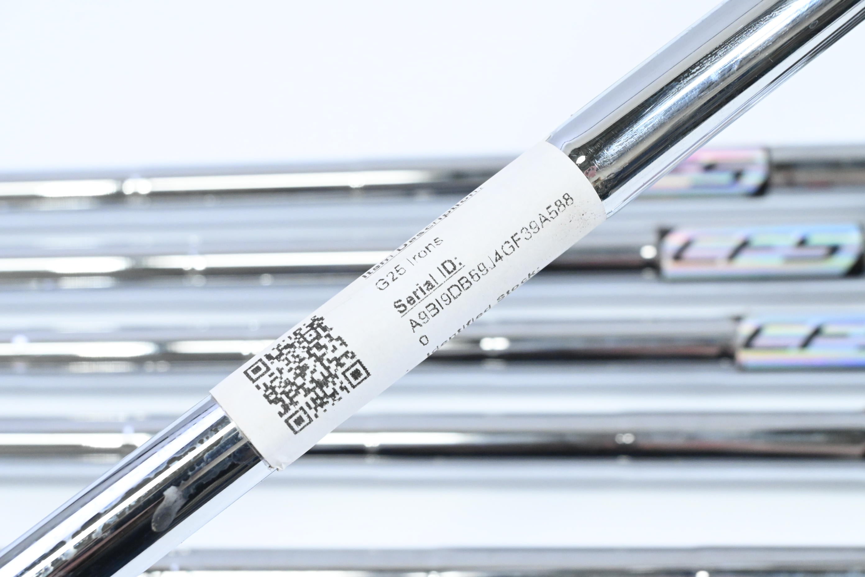 Ping G25 Irons / 4-9 / Yellow Dot / Stiff Flex Ping CFS Shafts