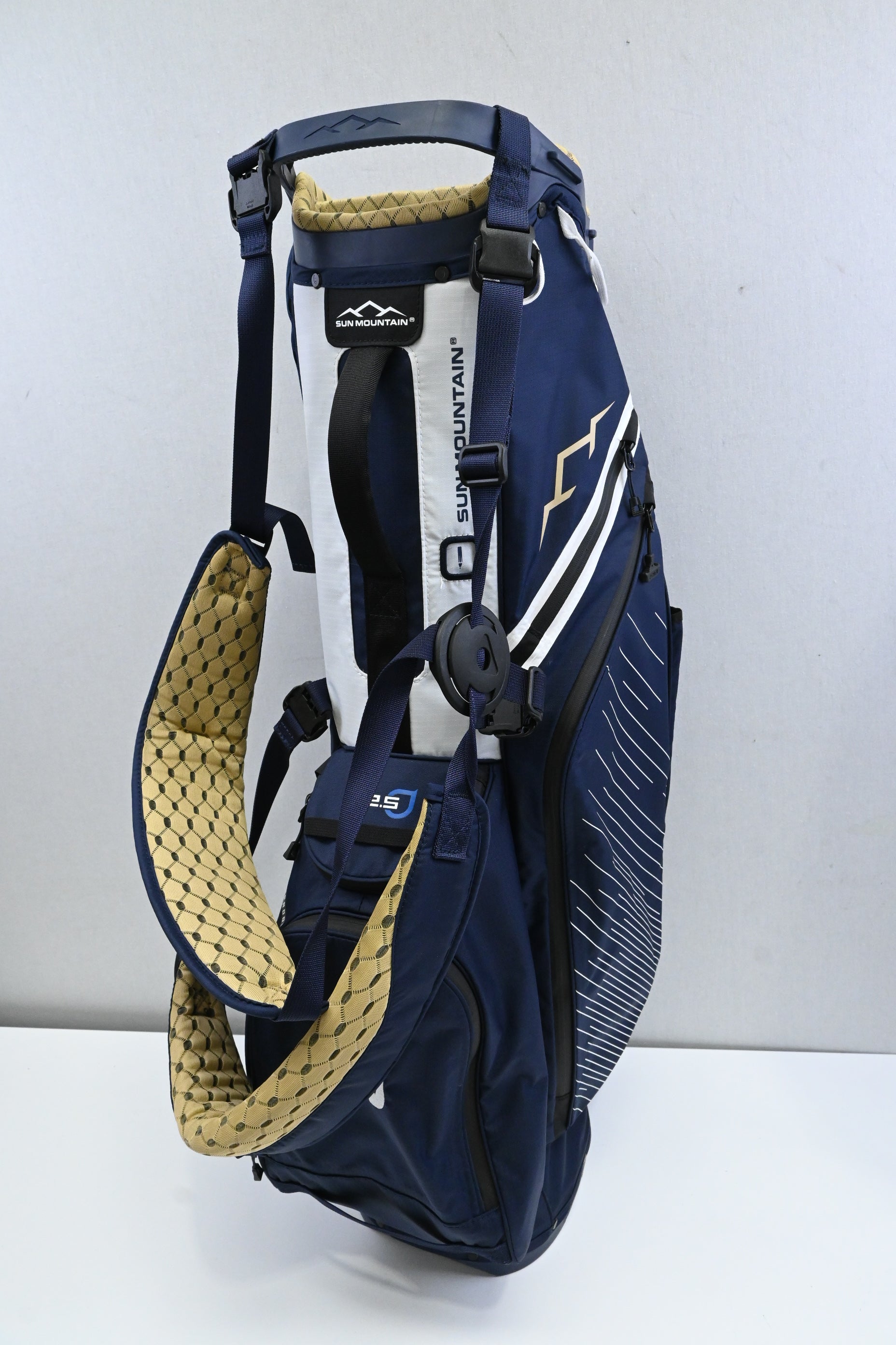 Sun Mountain E-2.5 H2NO Stand Bag / 4-Way / Navy, Gold