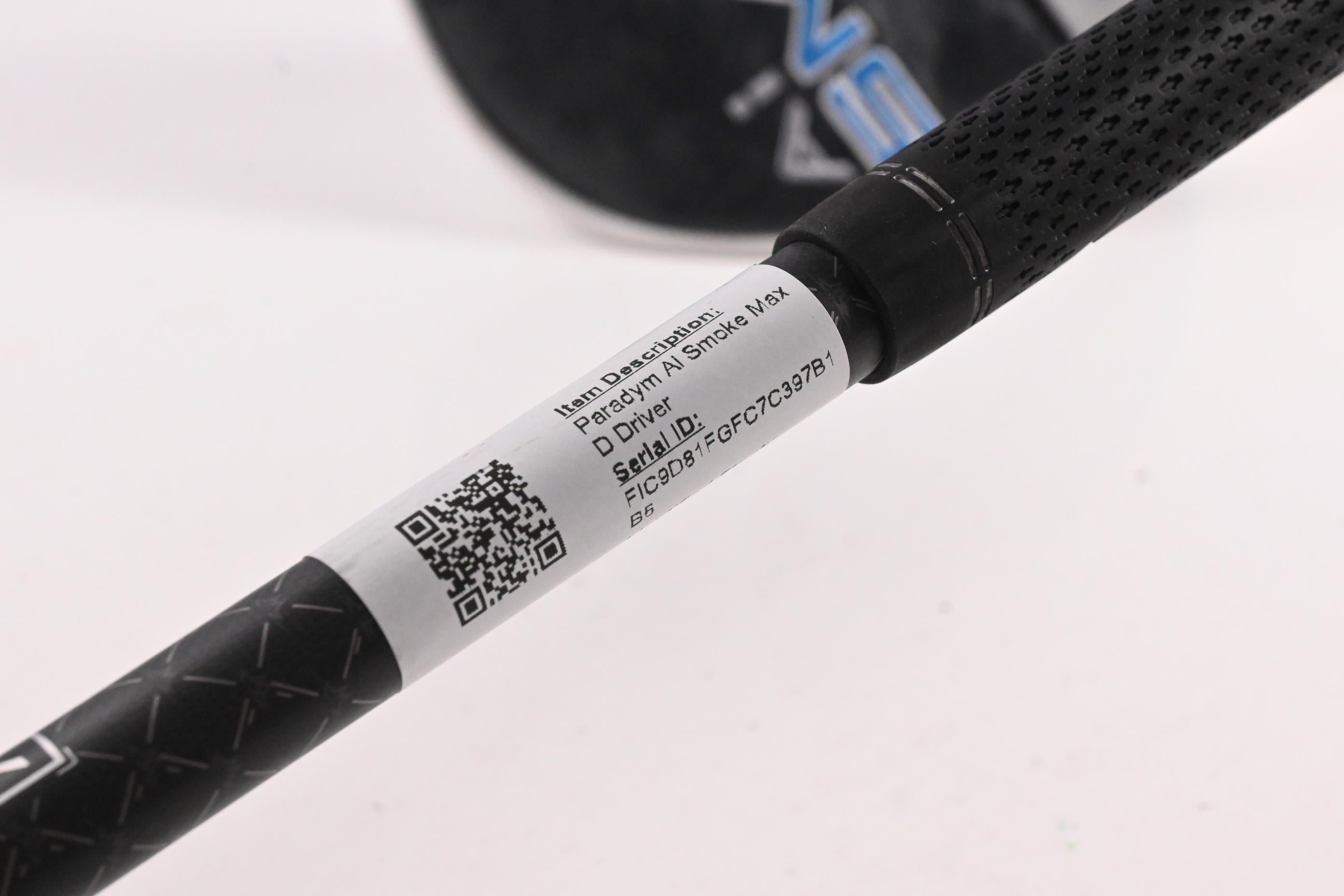 Callaway Paradym Ai Smoke Max D Driver / 10.5 Degree / Stiff Flex Tensei AB Blue