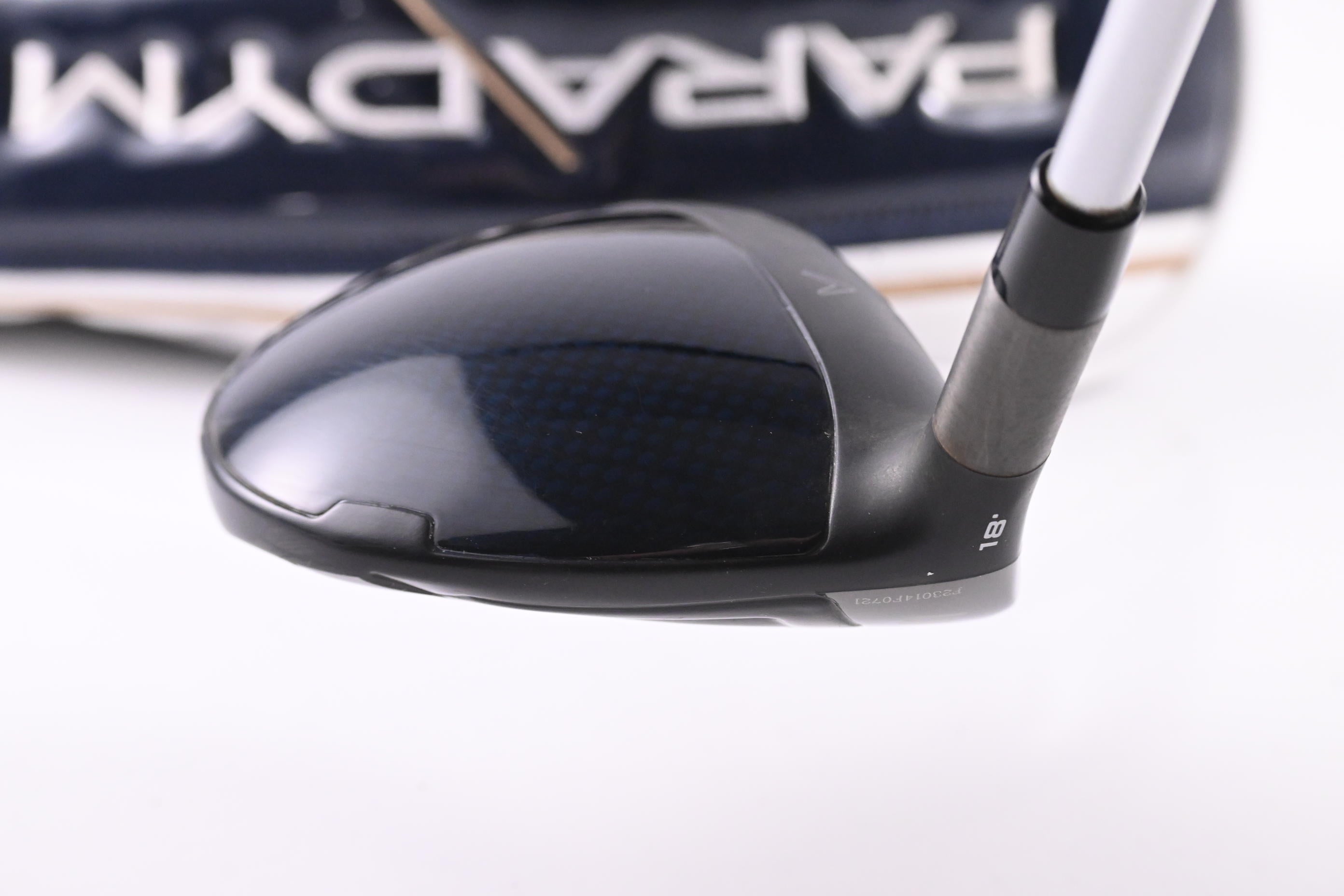 Left Hand Callaway Paradym X #5 Wood / 18 Degree / Senior Flex Aldila Ascent 50 Shaft