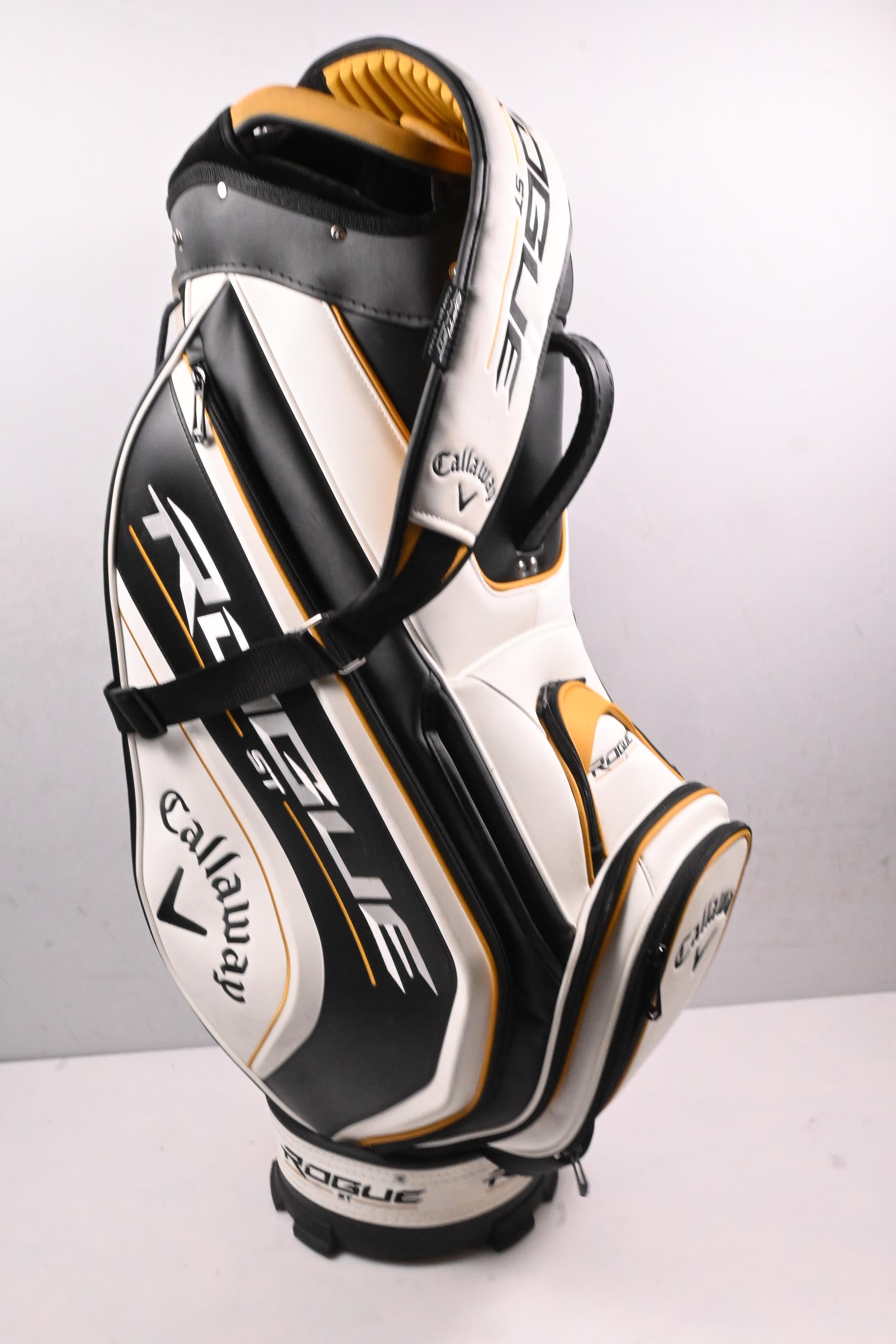 Callaway Rogue ST Cart Bag / 14-Way Divider / White, Black