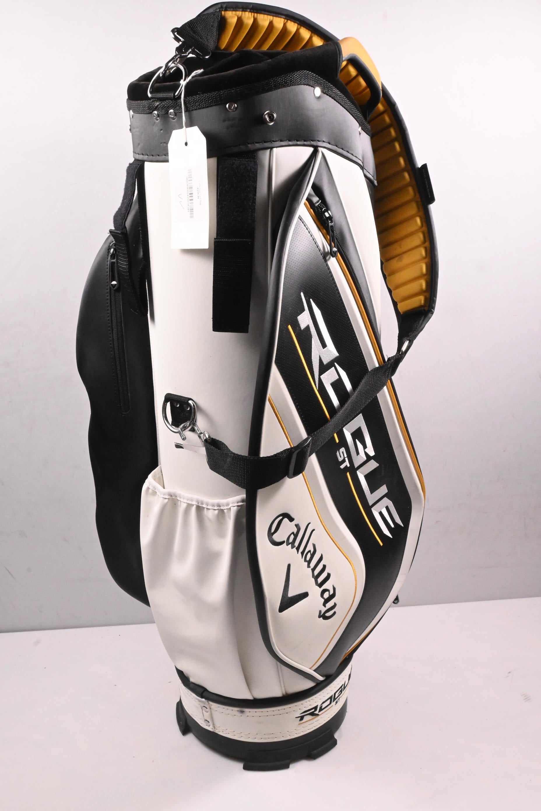 Callaway Rogue ST Cart Bag / 14-Way Divider / White, Black