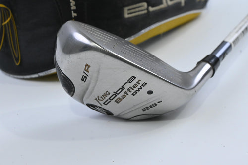 Cobra Baffler DWS #5 Hybrid / 26 Degree / Regular Flex Matrix MFS White Tie X4