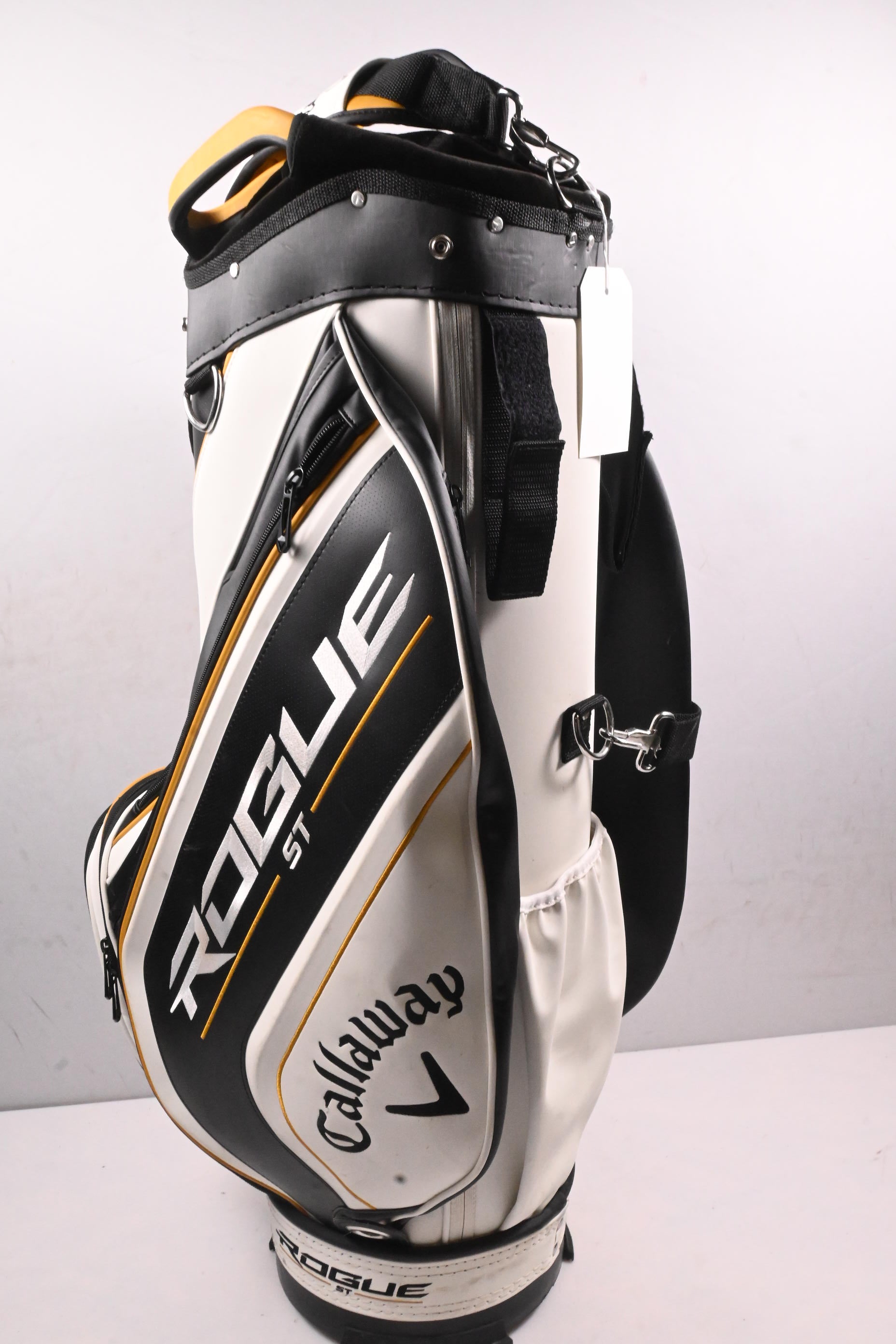 Callaway Rogue ST Cart Bag / 14-Way Divider / White, Black