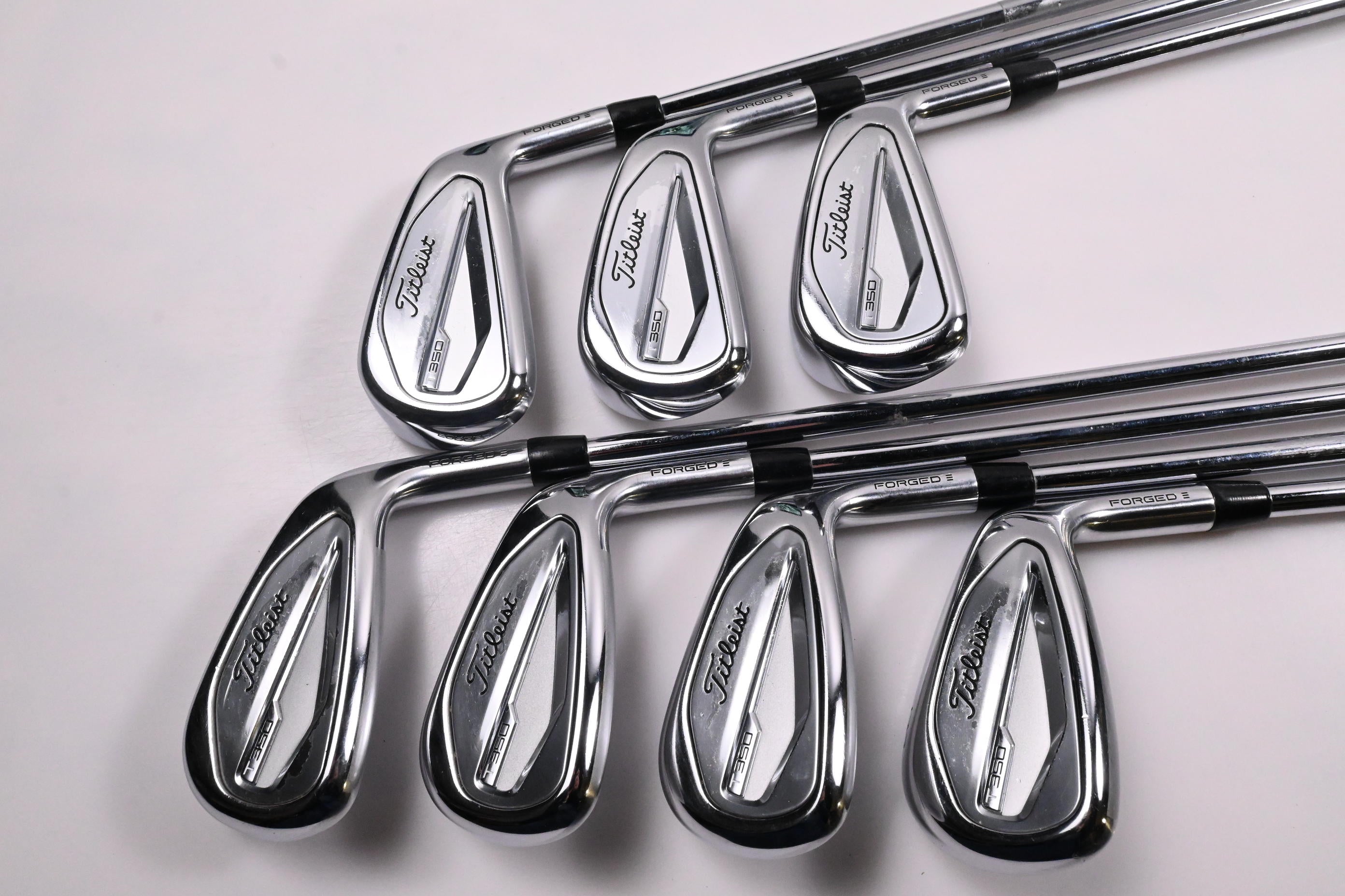 Titleist T350 Irons / 5-PW+48° / Regular Flex AMT Red R300 Shafts