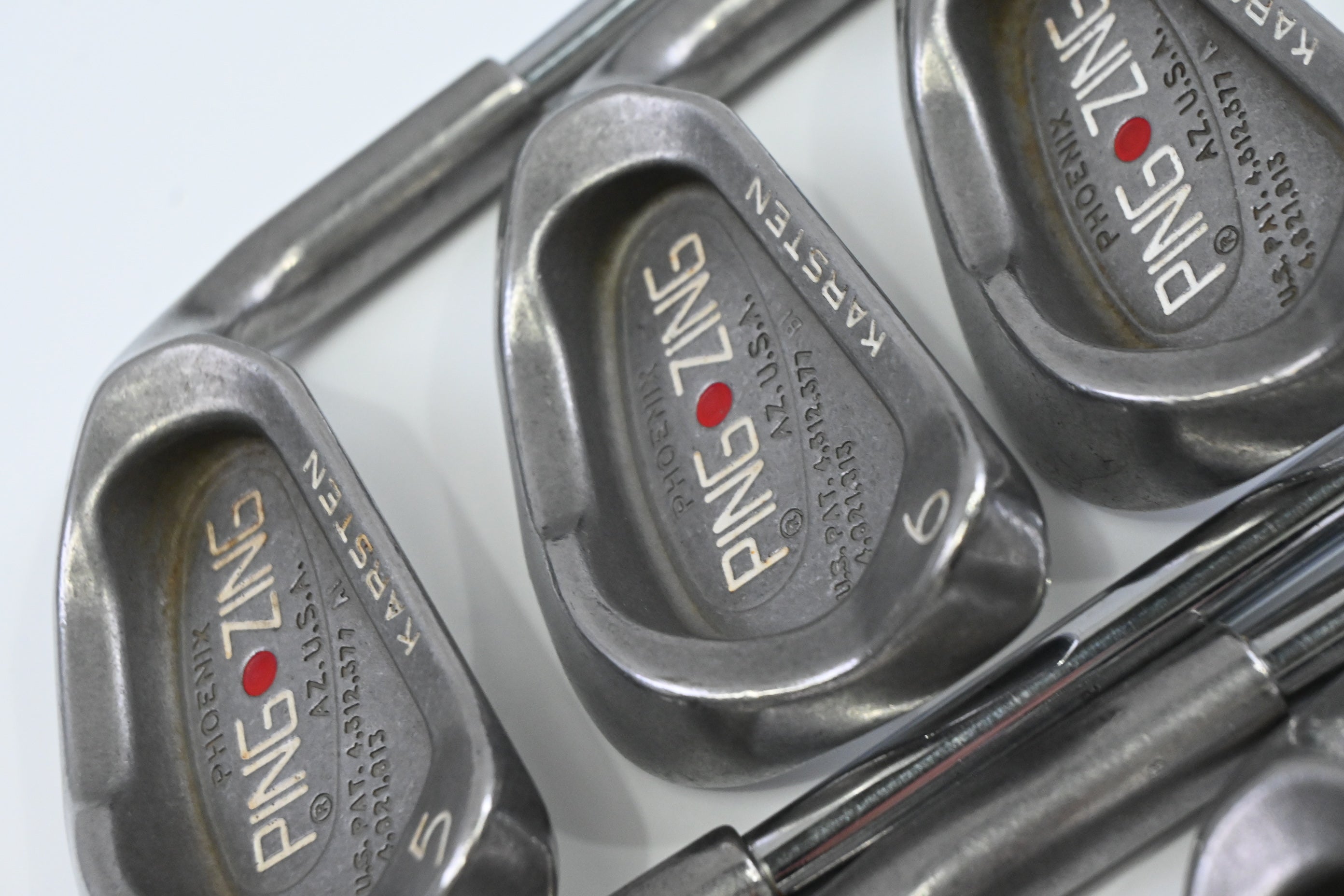 Ping Zing Irons / 5-PW+SW / Red Dot / Stiff Flex Ping JZ Steel Shafts