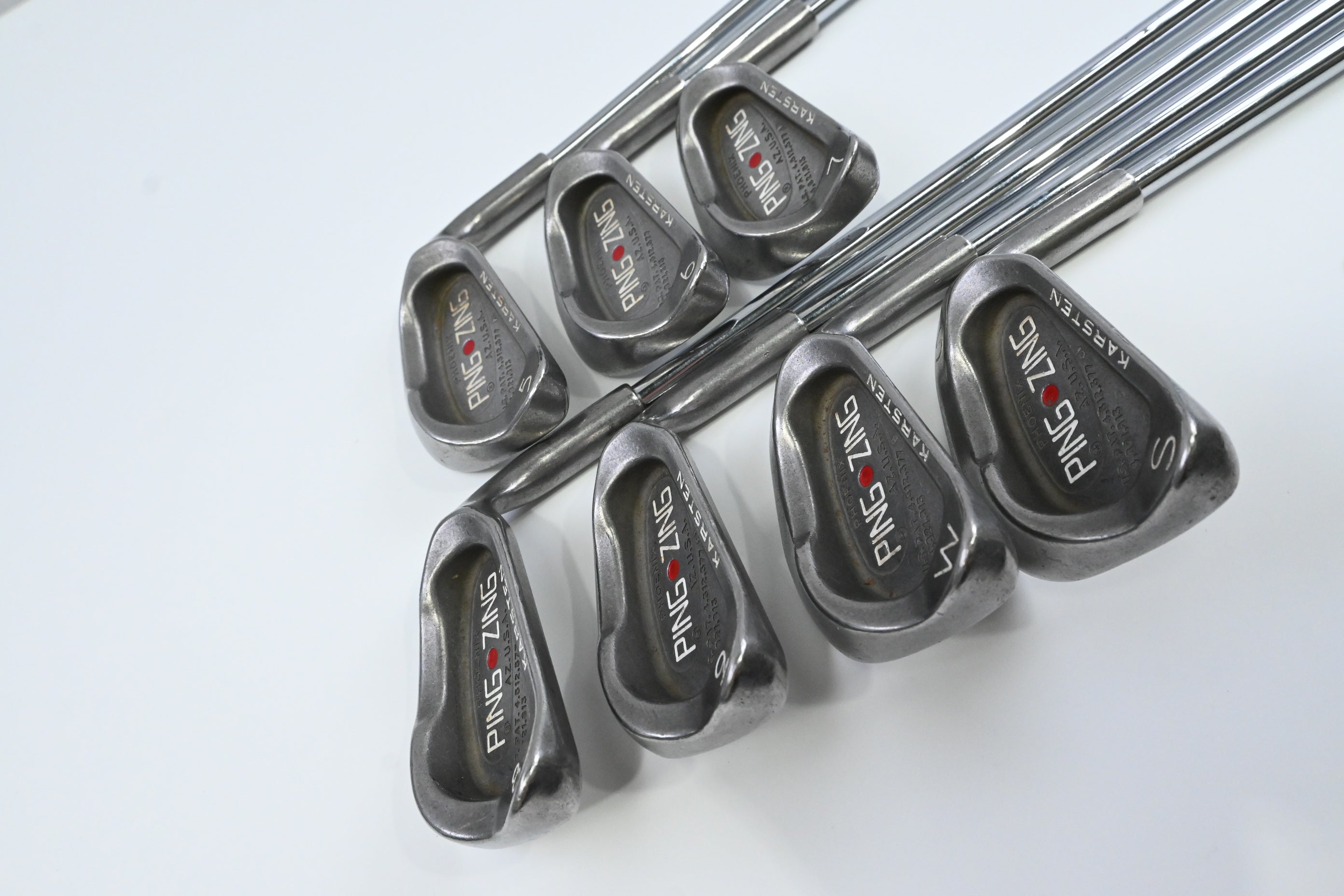Ping Zing Irons / 5-PW+SW / Red Dot / Stiff Flex Ping JZ Steel Shafts