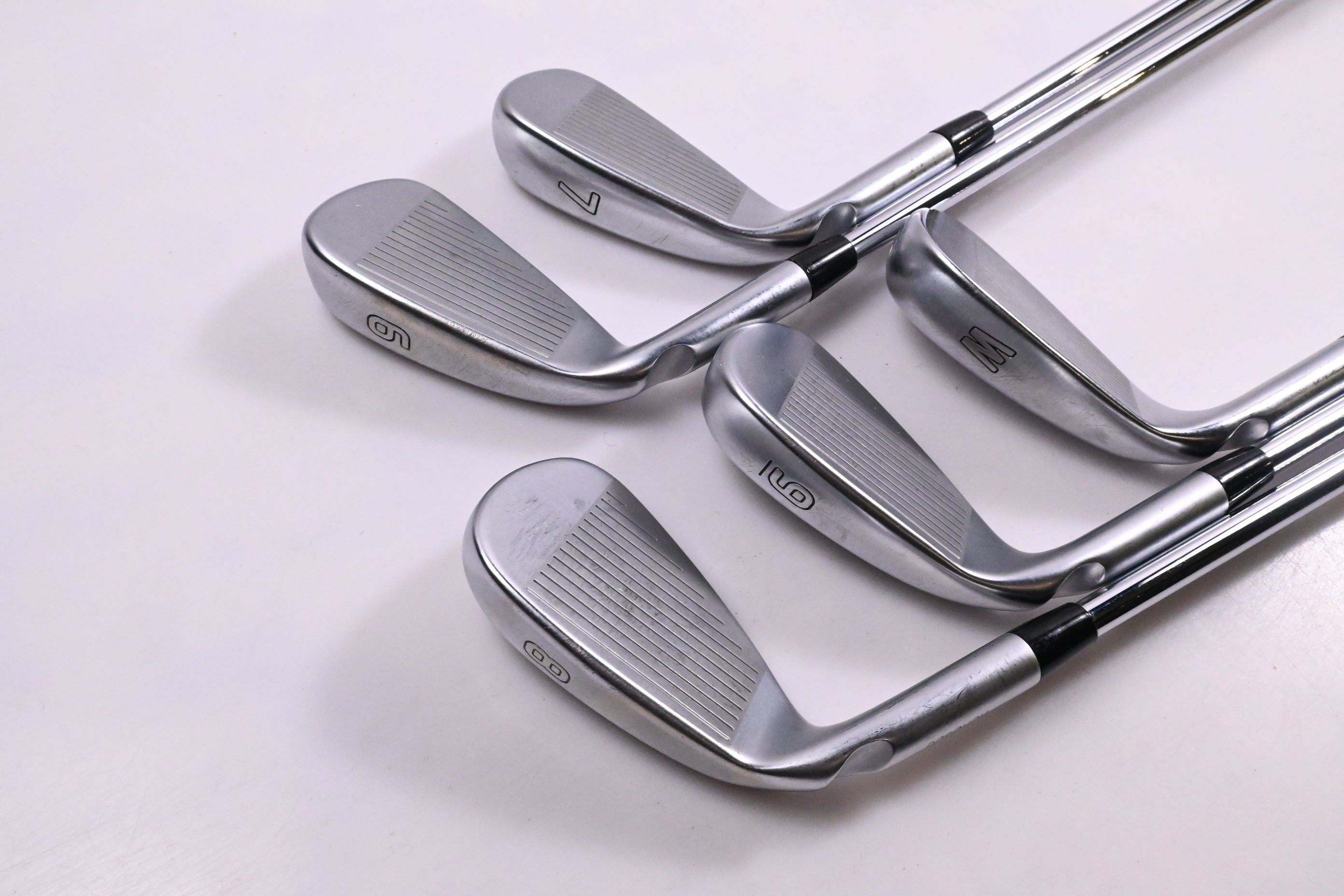 Ping G700 Irons / 6-PW / Blue Dot / Regular Flex Ping AWT 2.0 Shafts
